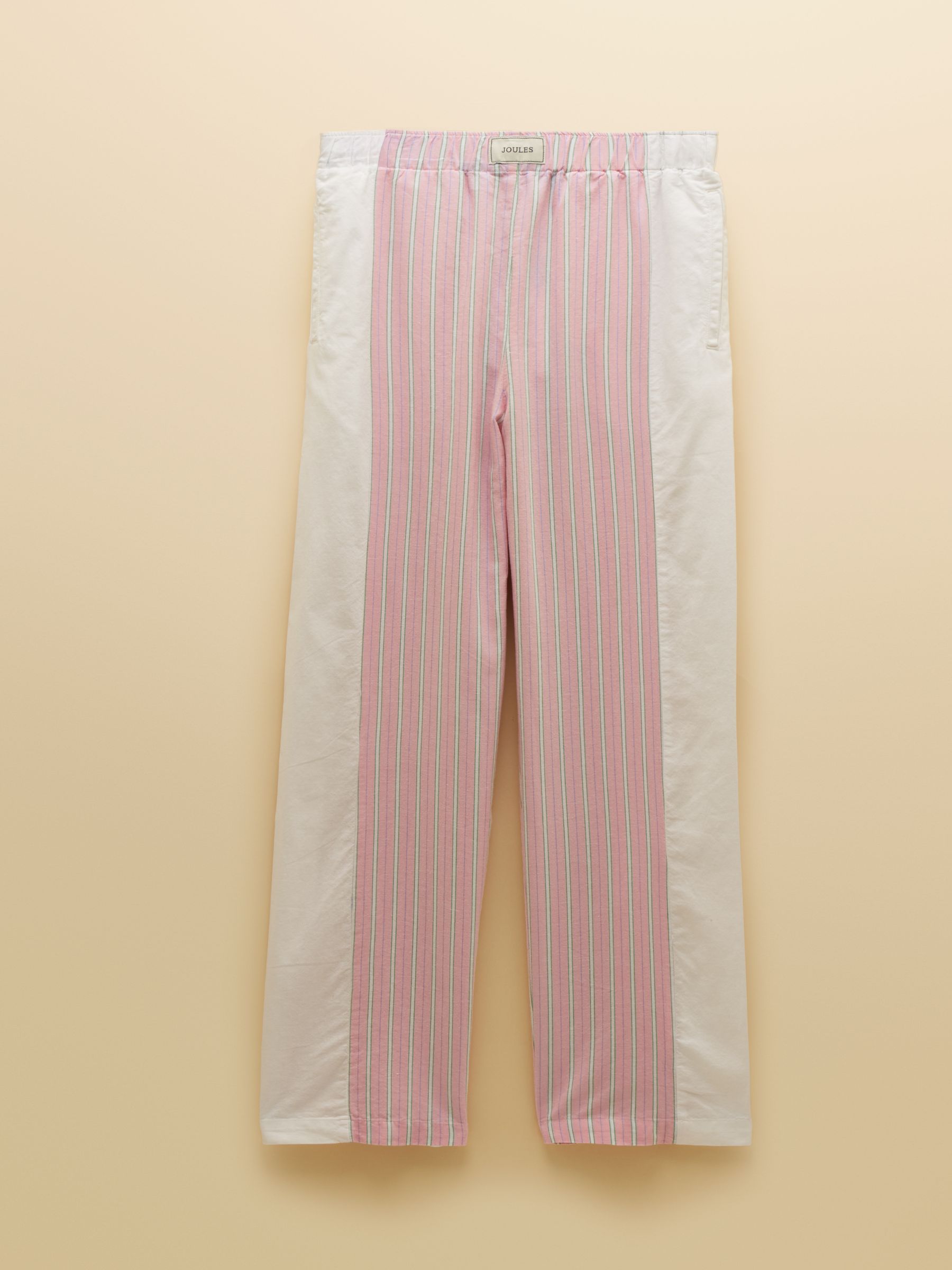Hallie Pink Stripe Pull On Cotton Trousers - Image 7 of 7