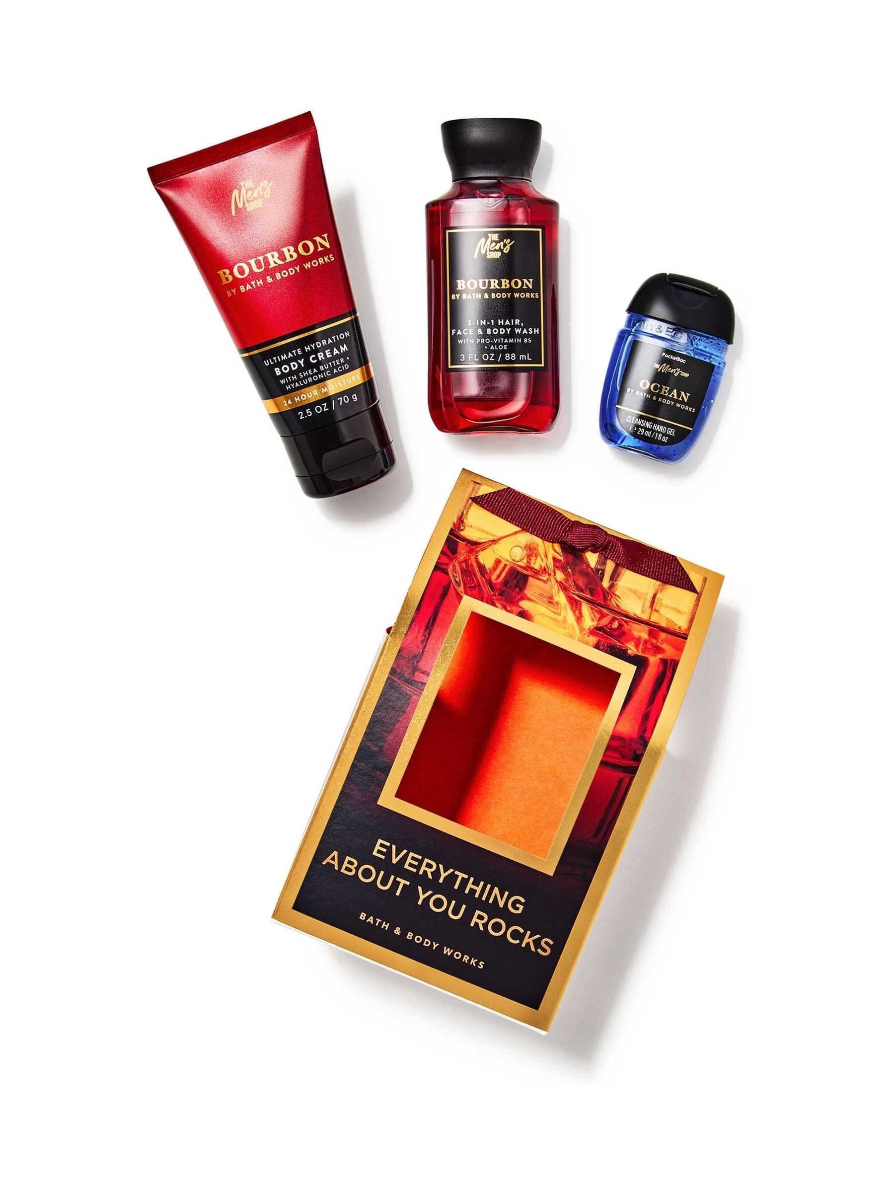 Bourbon Mens Mini Gift Set (Worth £24) - Image 1 of 1