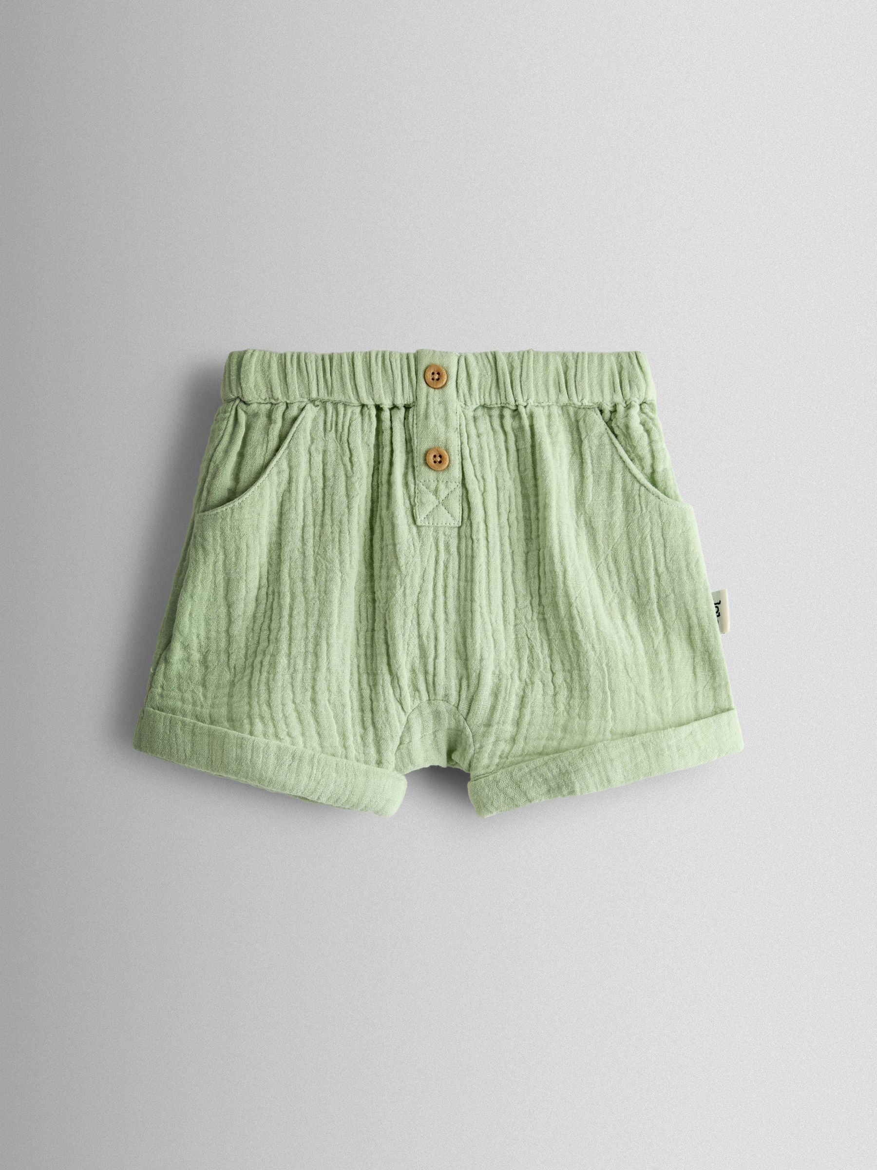 Cream Safari Cheesecloth Top & Short Set - Image 5 of 8