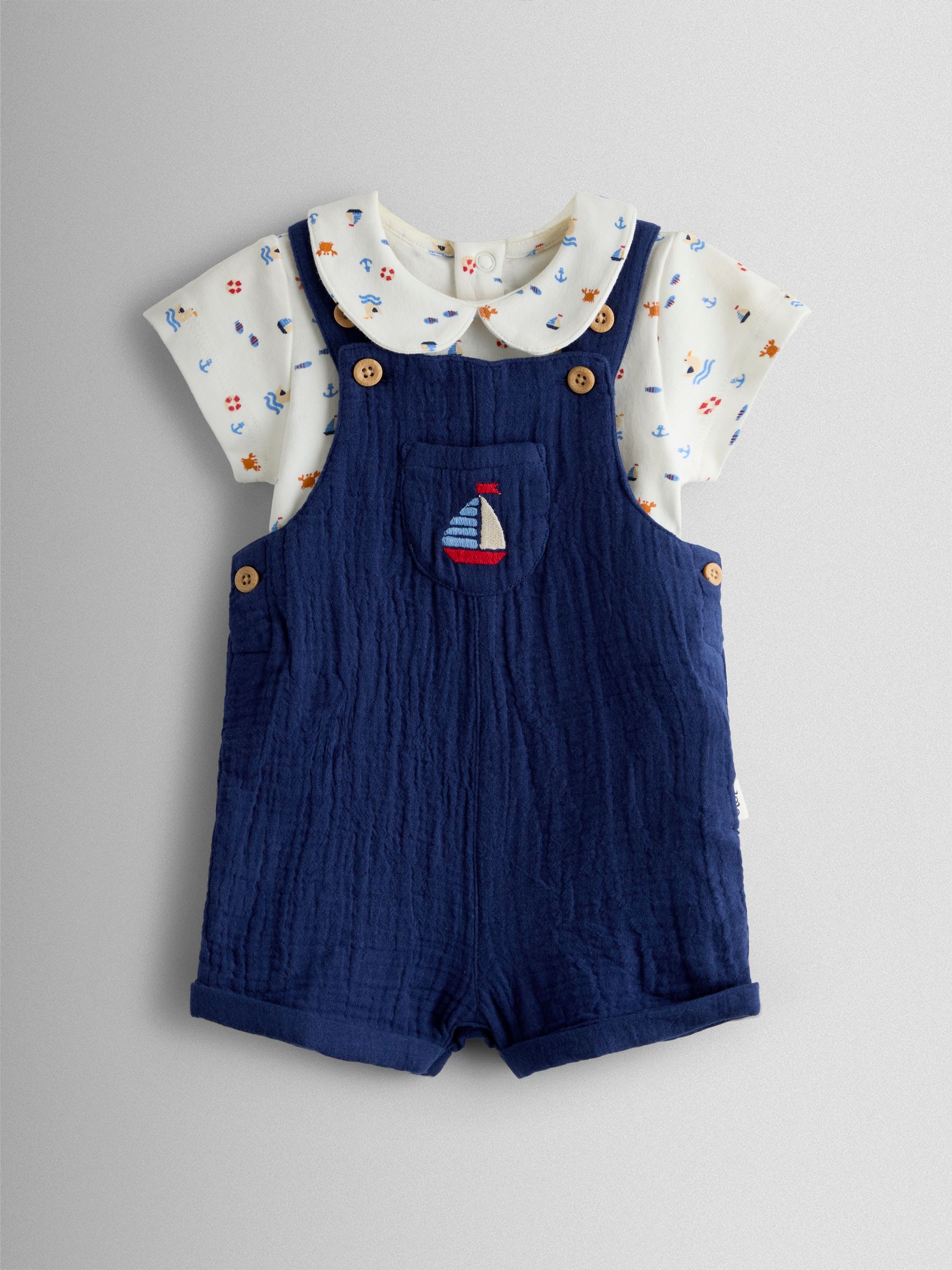Blue Dungarees Set - Image 2 of 9 Blue Dungarees Set - Image 2 of 9