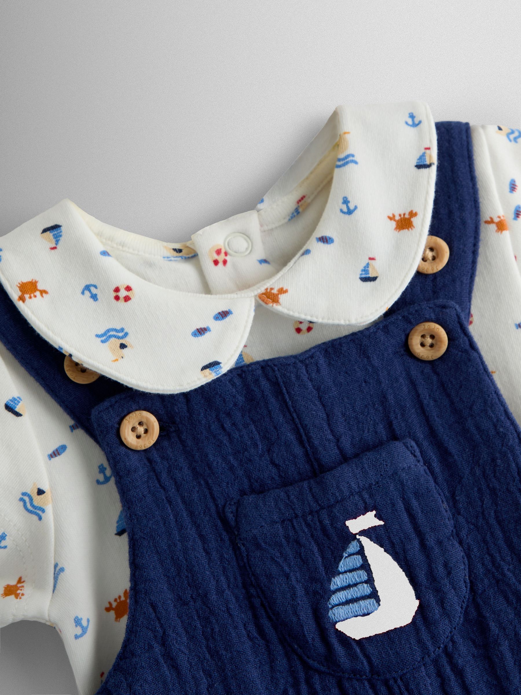 Blue Dungarees Set - Image 7 of 9