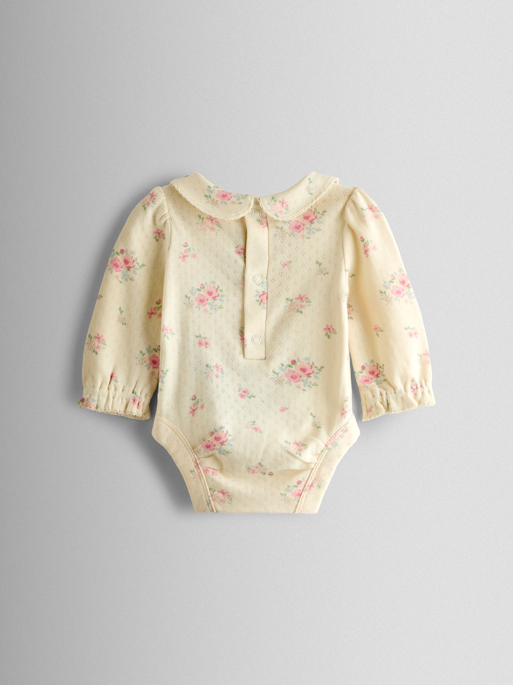 Pink Floral Bubble Dungaree and Body Set - Image 5 of 7