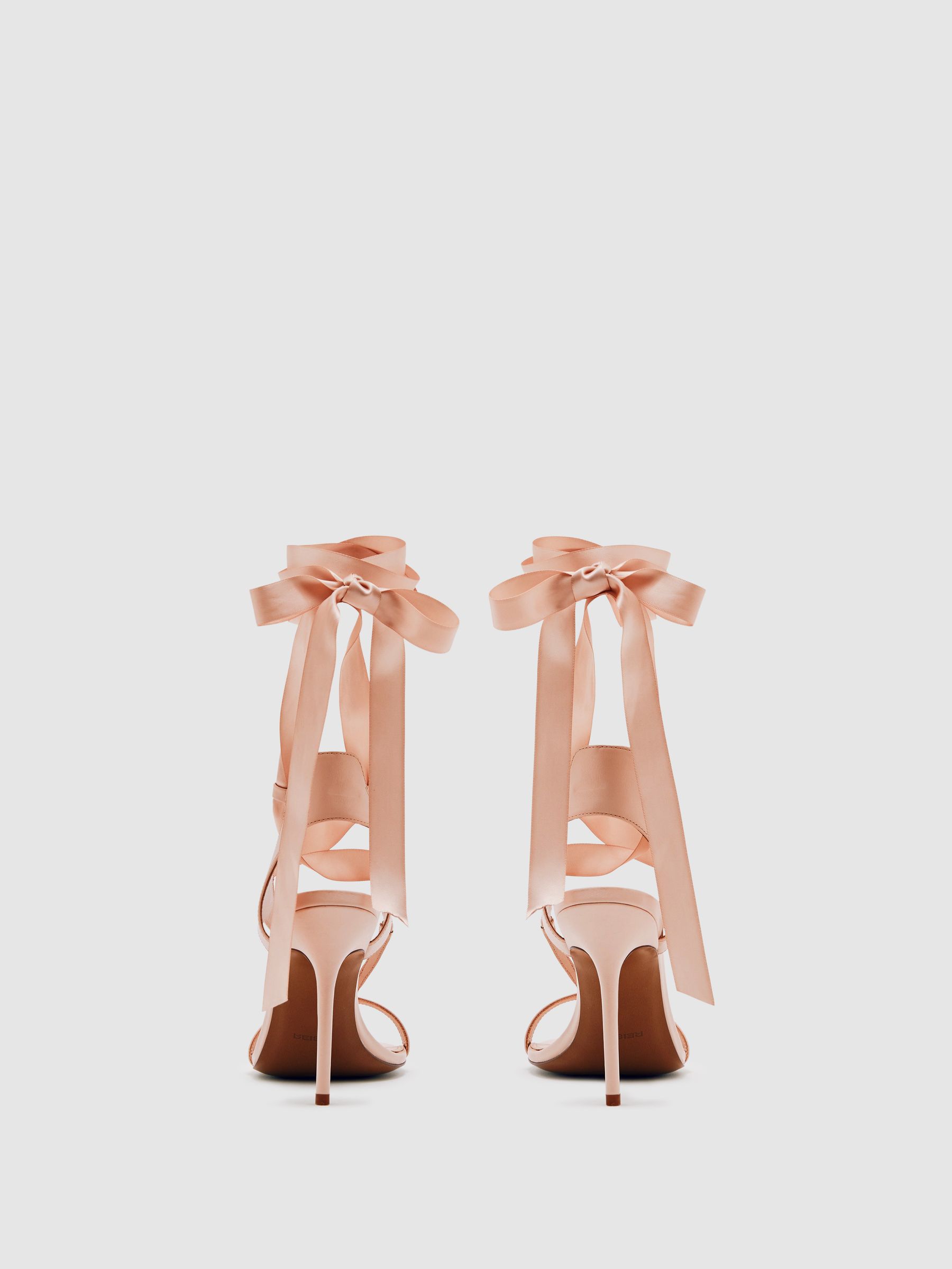 Reiss | Royal Ballet Ribbon Sandals in Pink - image 3