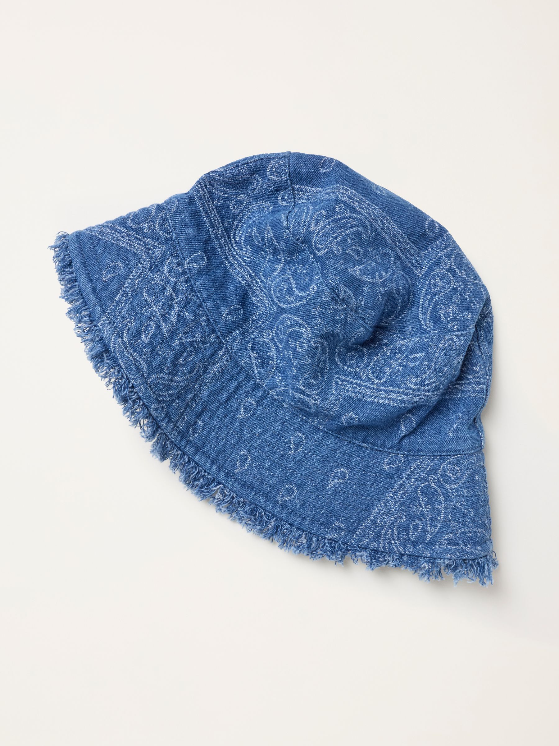 Blue Bandana Denim Bucket Hat - Image 2 of 3