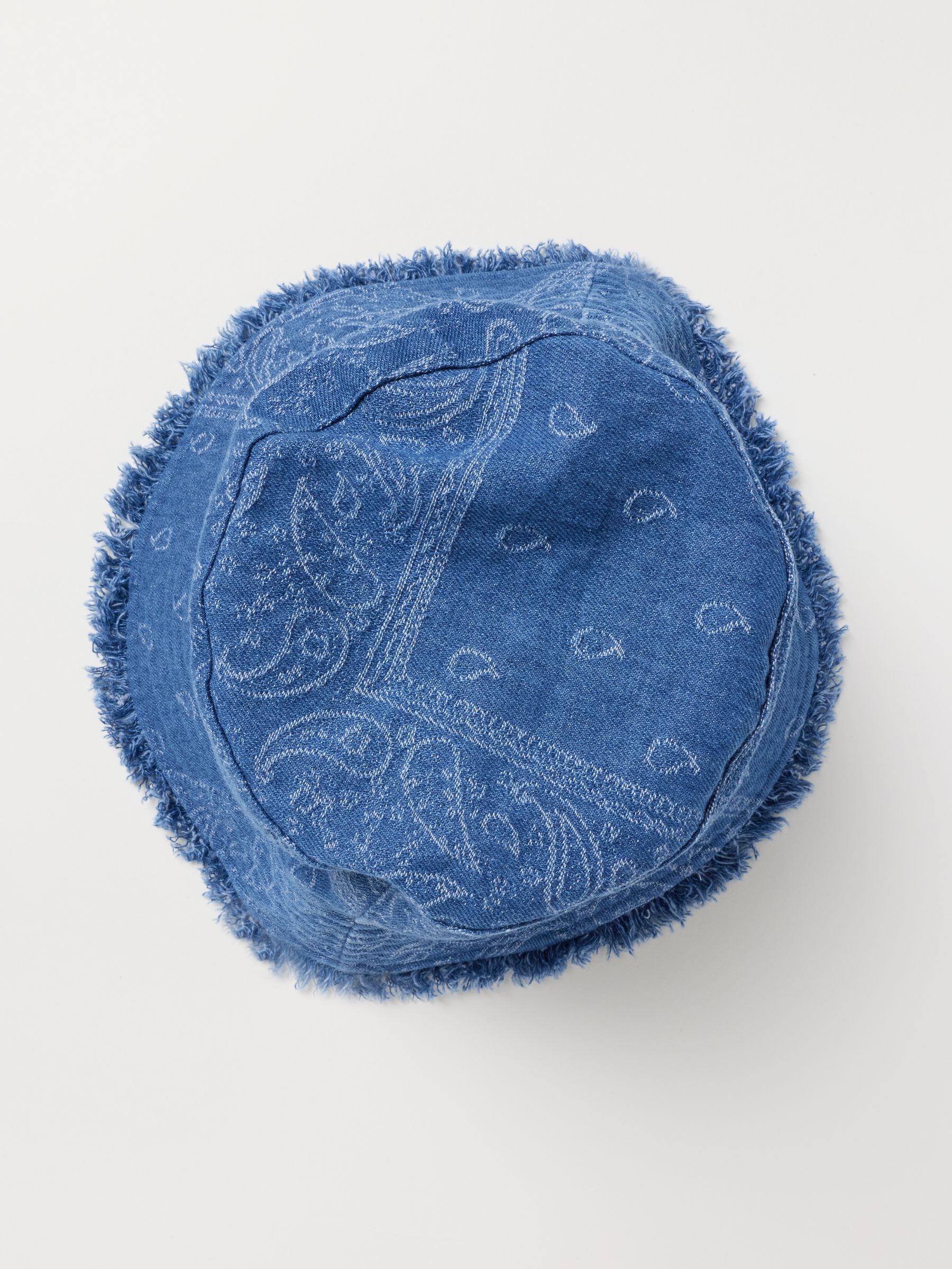Blue Bandana Denim Bucket Hat | FatFace USA