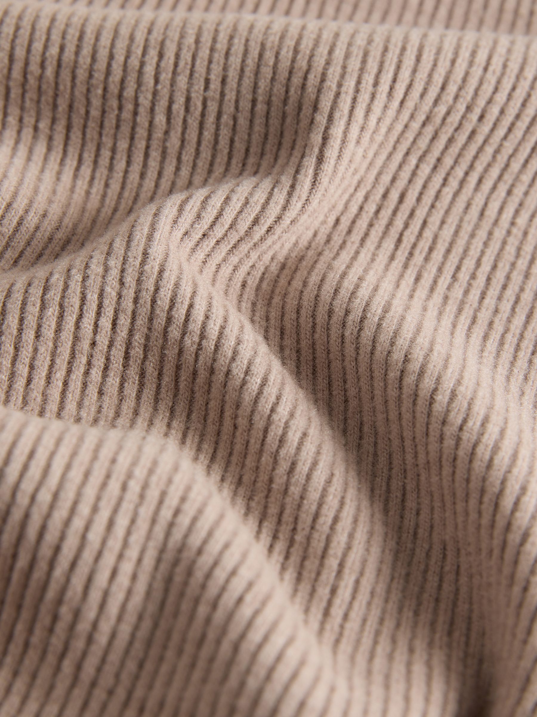 2 Pack Soft Rib Flare Joggers Chocolate Brown/Oat Marl - Image 5 of 6