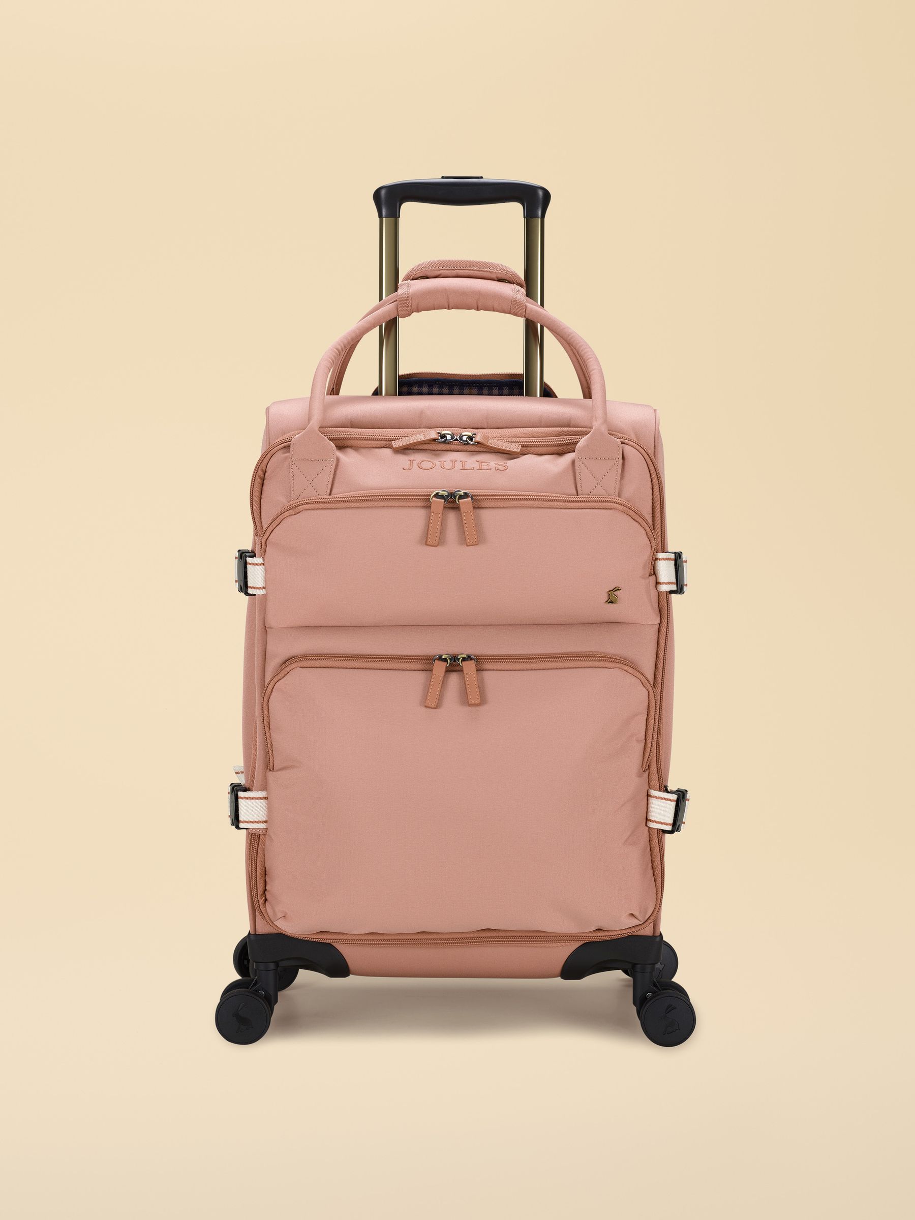 Epwell Pink Cabin Four Wheel Soft Suitcase - Image 1 of 6