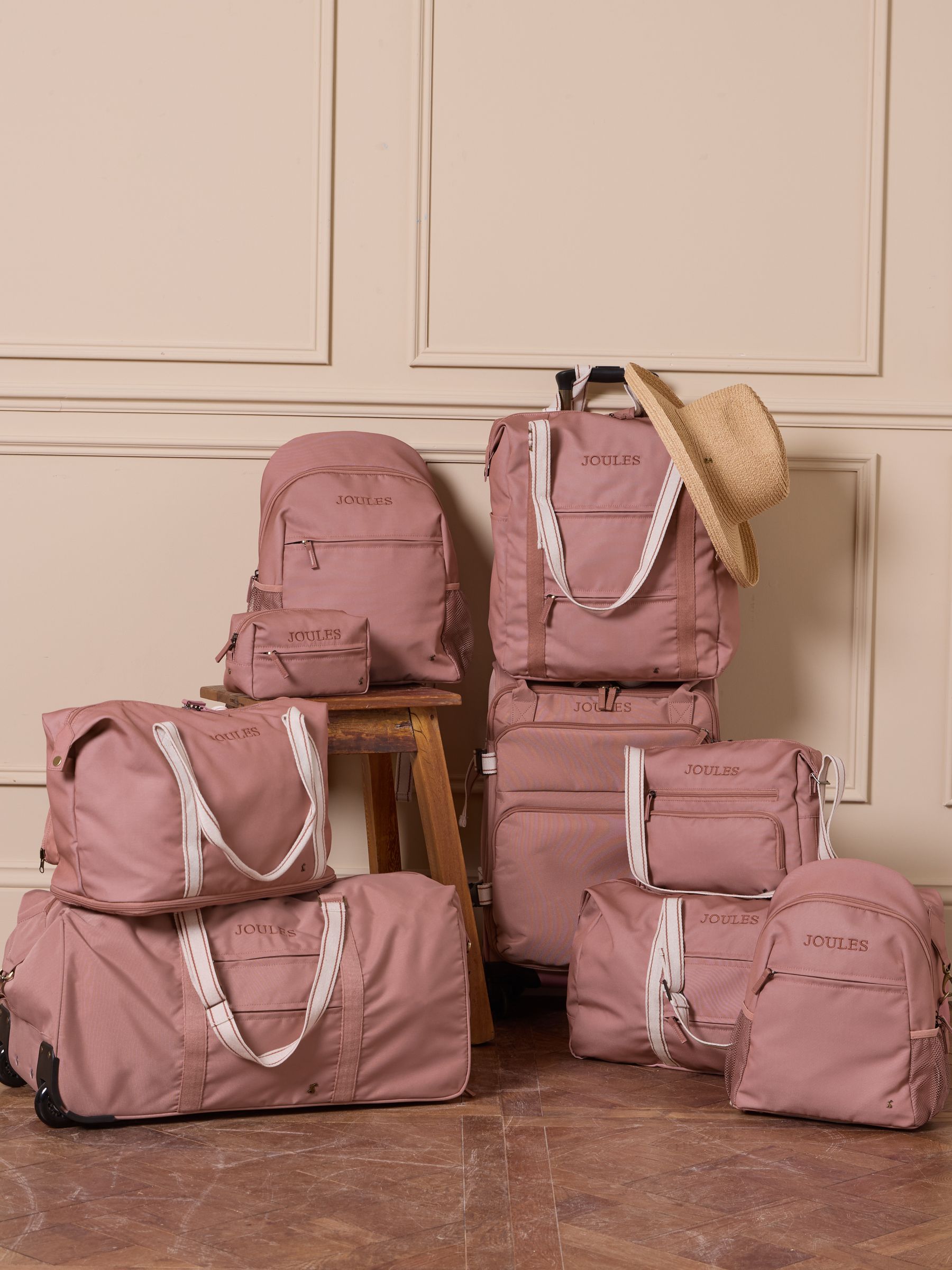 Epwell Epwell Pink Large Joules Travel Backpack - Image 3 of 3 Epwell Epwell Pink Large Joules Travel Backpack - Image 3 of 3