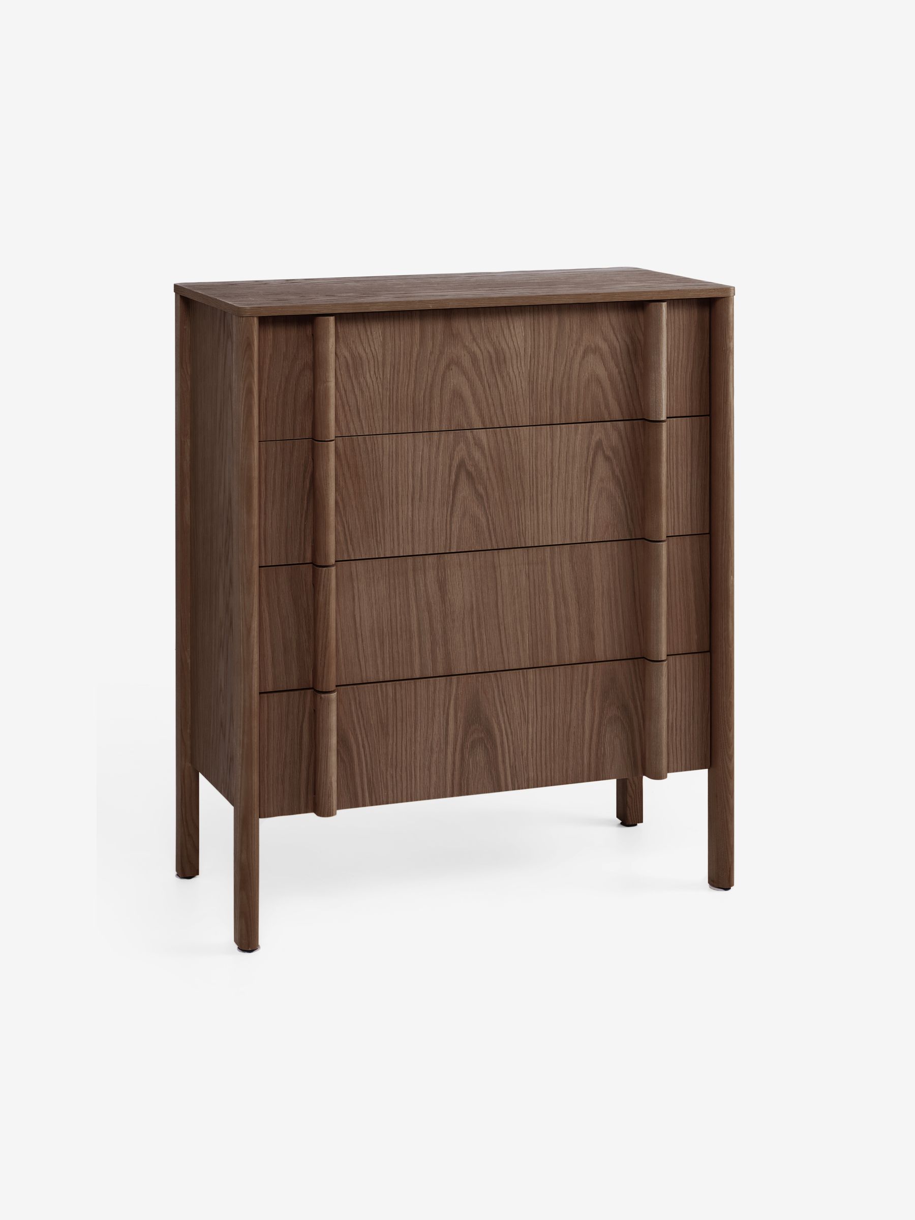Reeve 4 Drawer 4 Drawer Chest in Dark Brown - Image 3 of 5