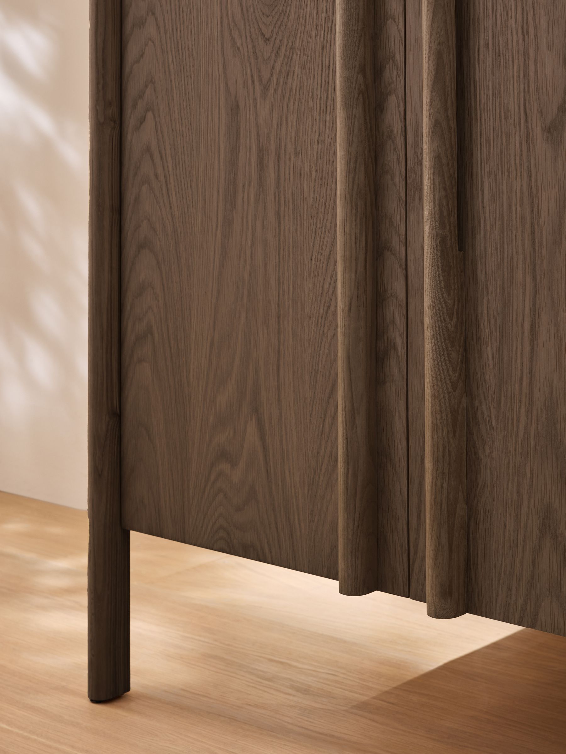 Reeve Double Wardrobe in Dark Brown - Image 4 of 6