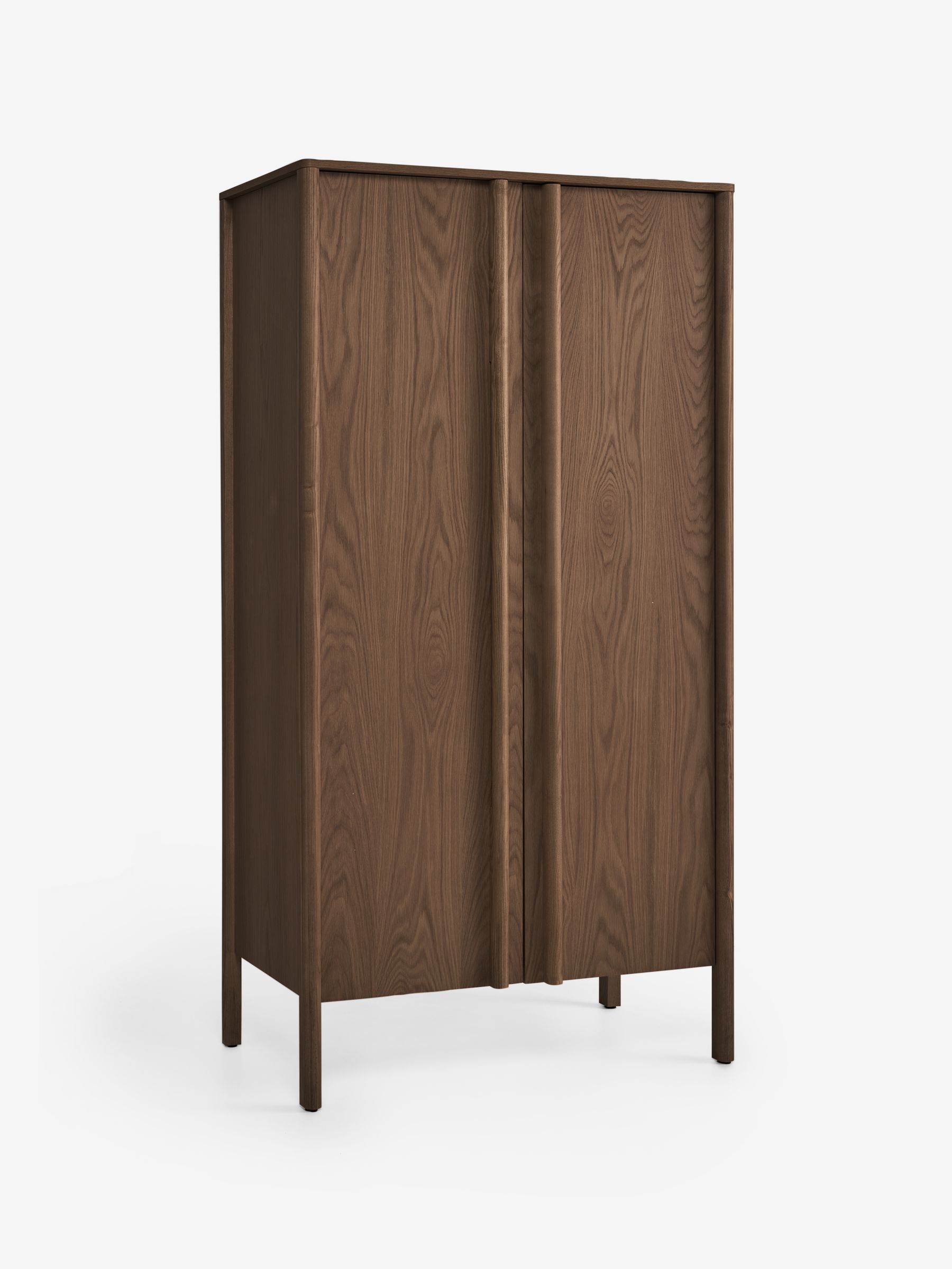 Reeve Double Wardrobe in Dark Brown - Image 5 of 6