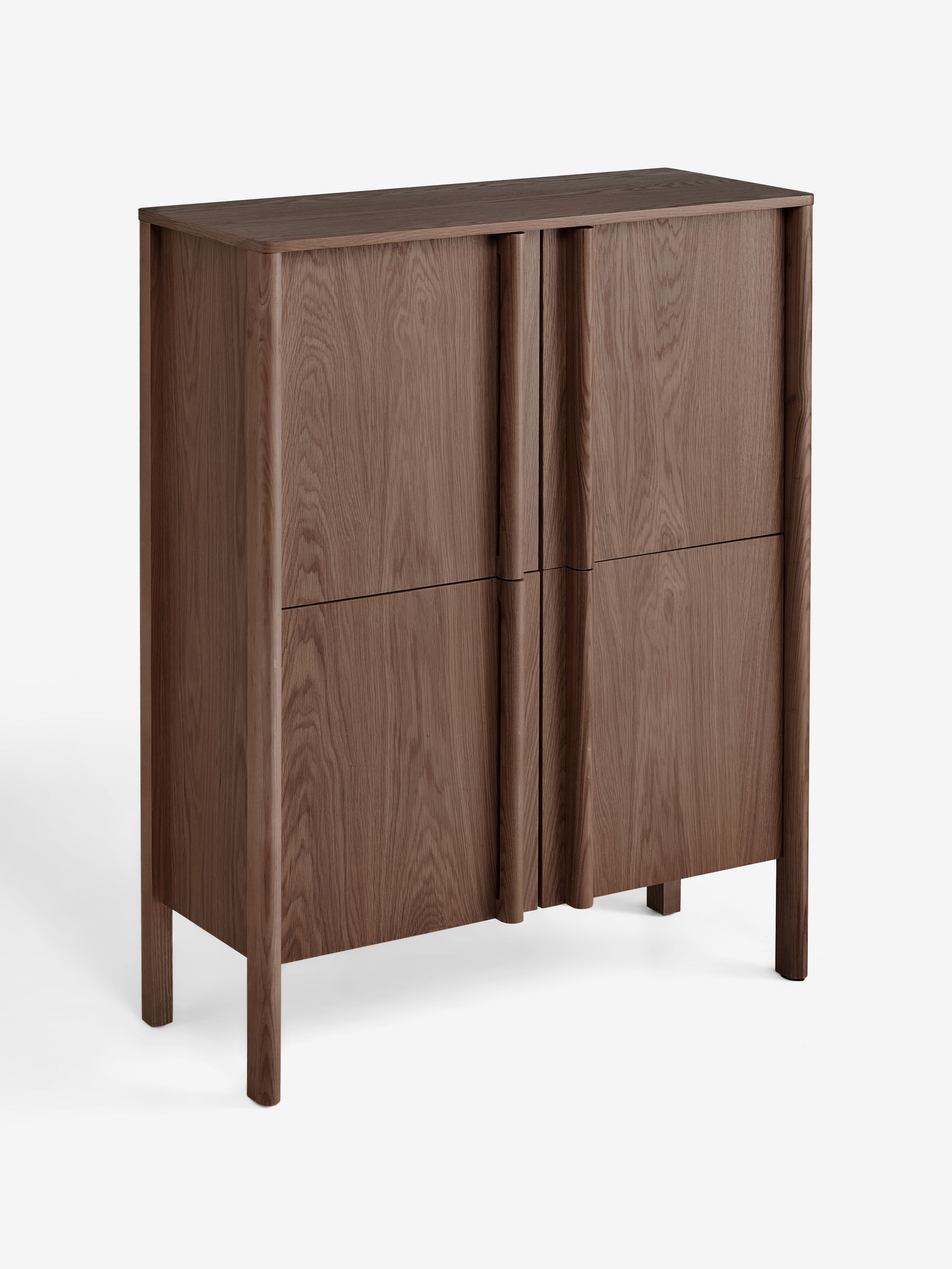 Reeve Tall Large Sideboard in Dark Stain Oak - Image 5 of 7