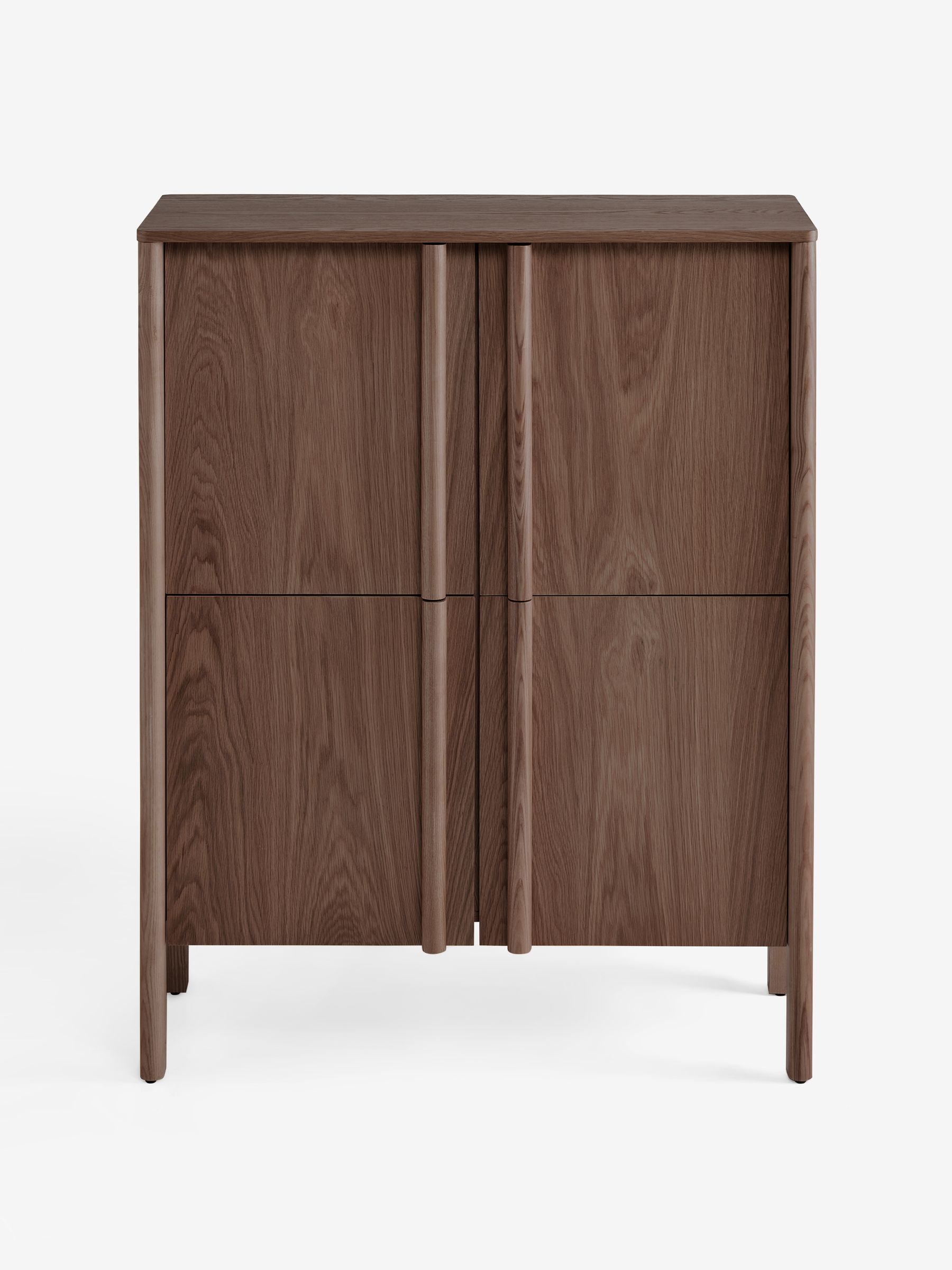 Reeve Tall Large Sideboard in Dark Stain Oak - Image 6 of 7