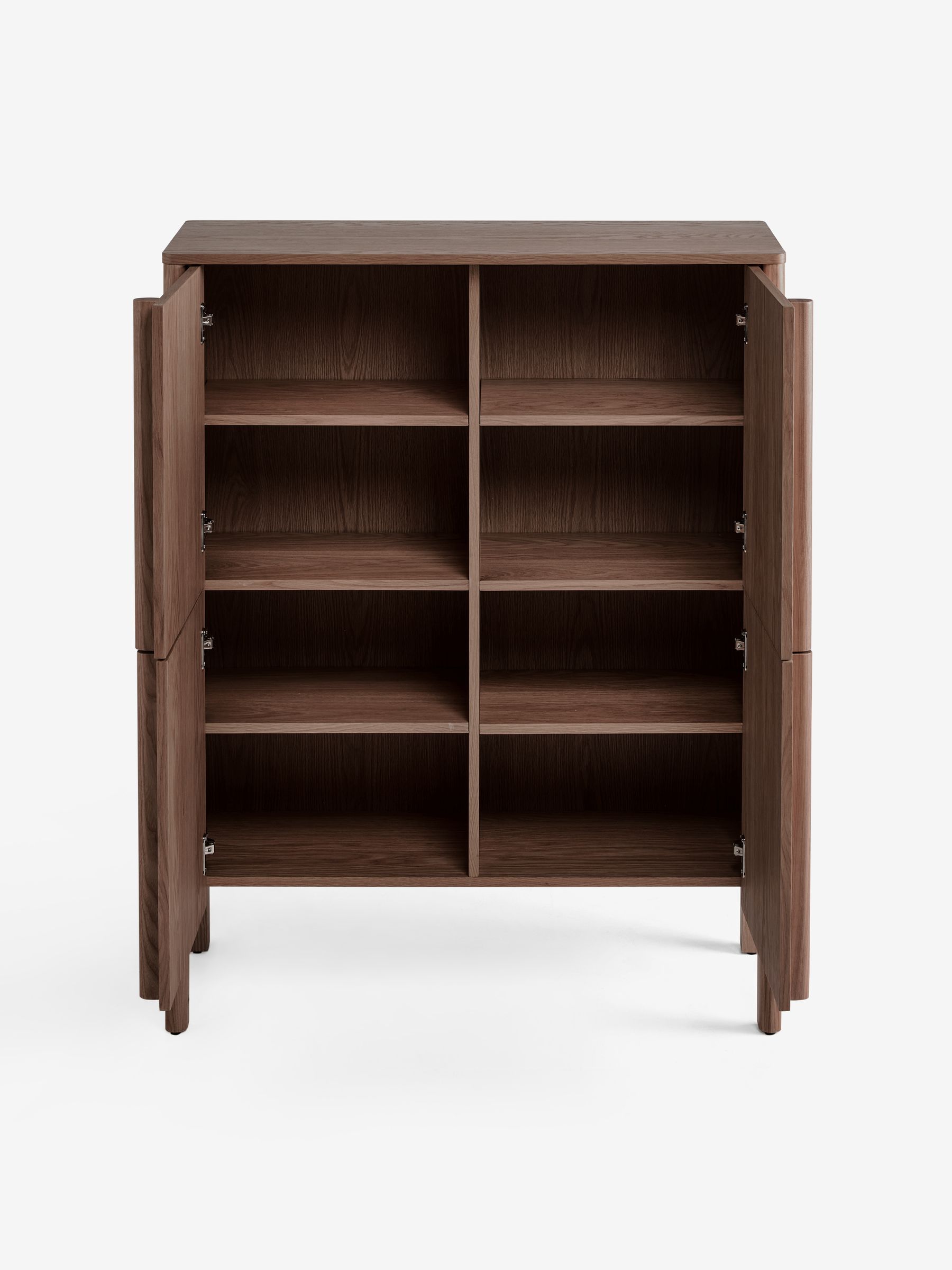 Reeve Tall Large Sideboard in Dark Stain Oak - Image 7 of 7