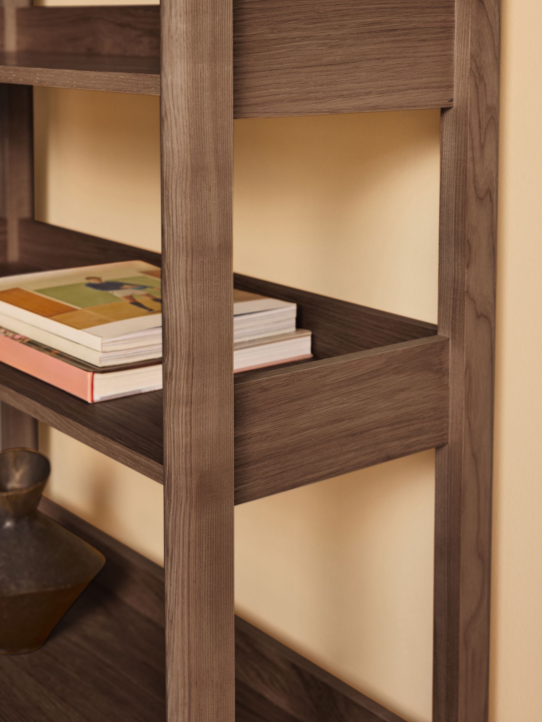 Reeve Shelving Unit in Dark Stain Oak - Image 3 of 5