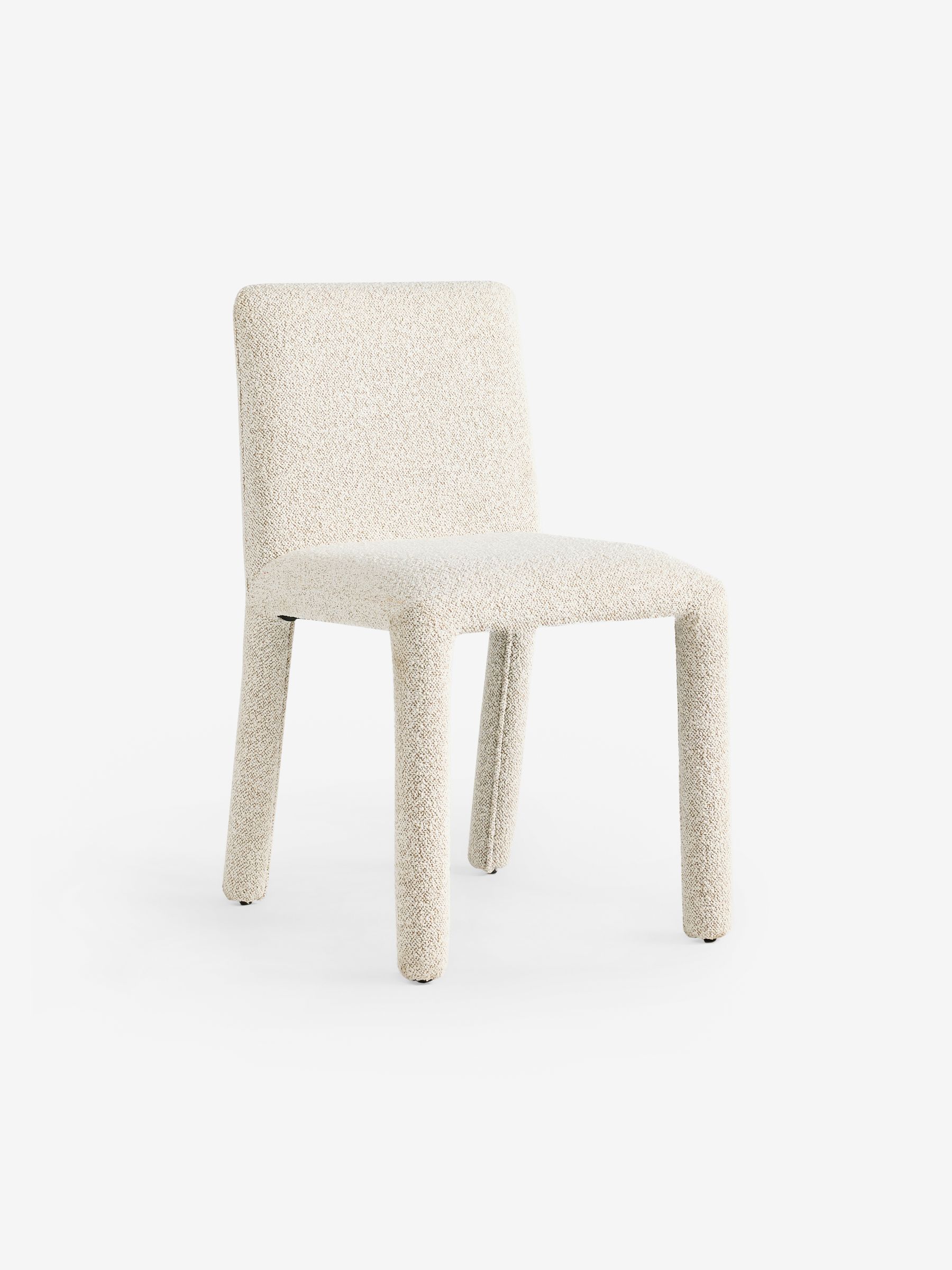 Set of 2 Lyric Dining Chairs in Off White Boucle - Image 1 of 2