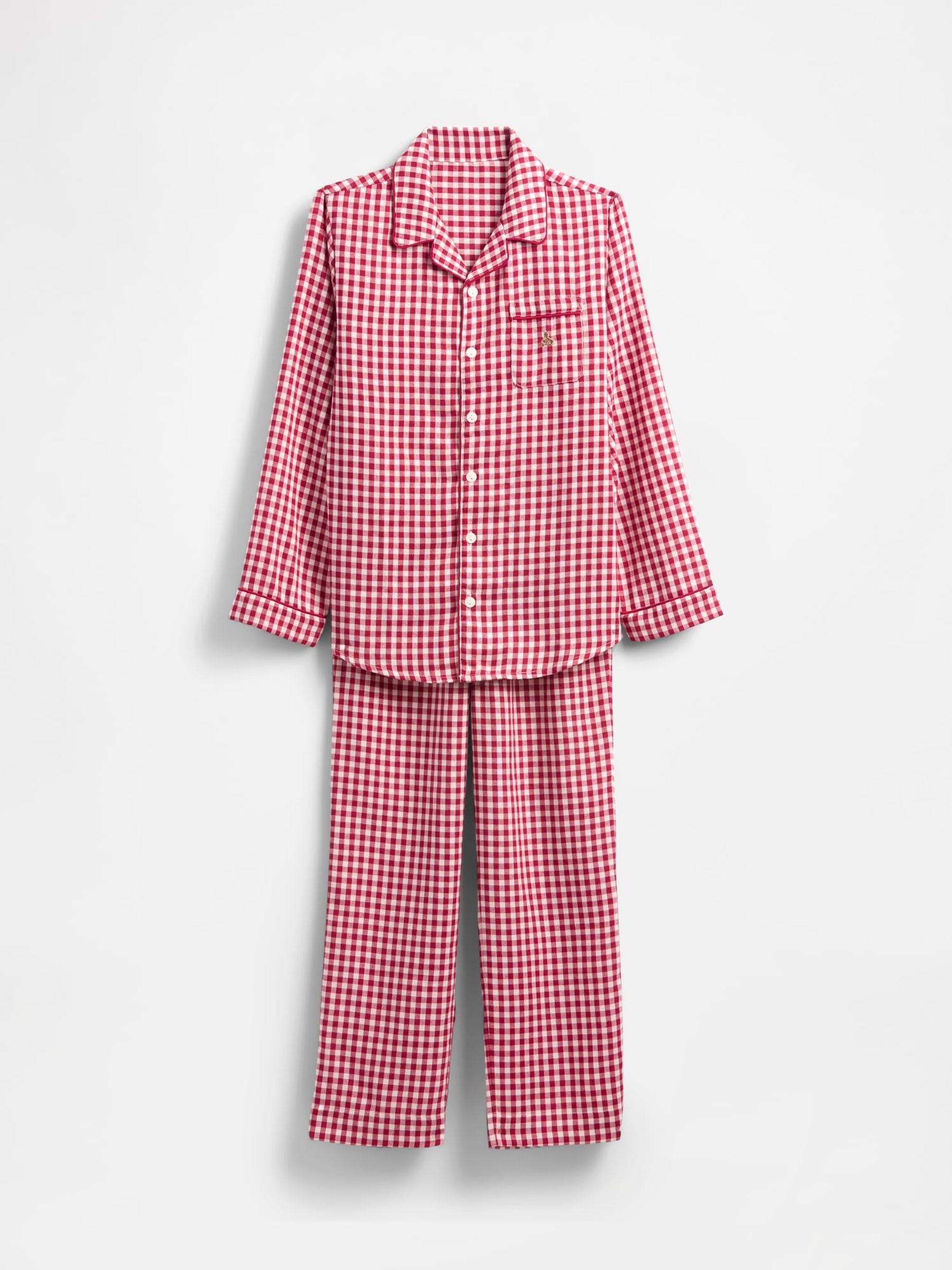 Red Gingham Flannel Pyjamas Set - Image 5 of 6