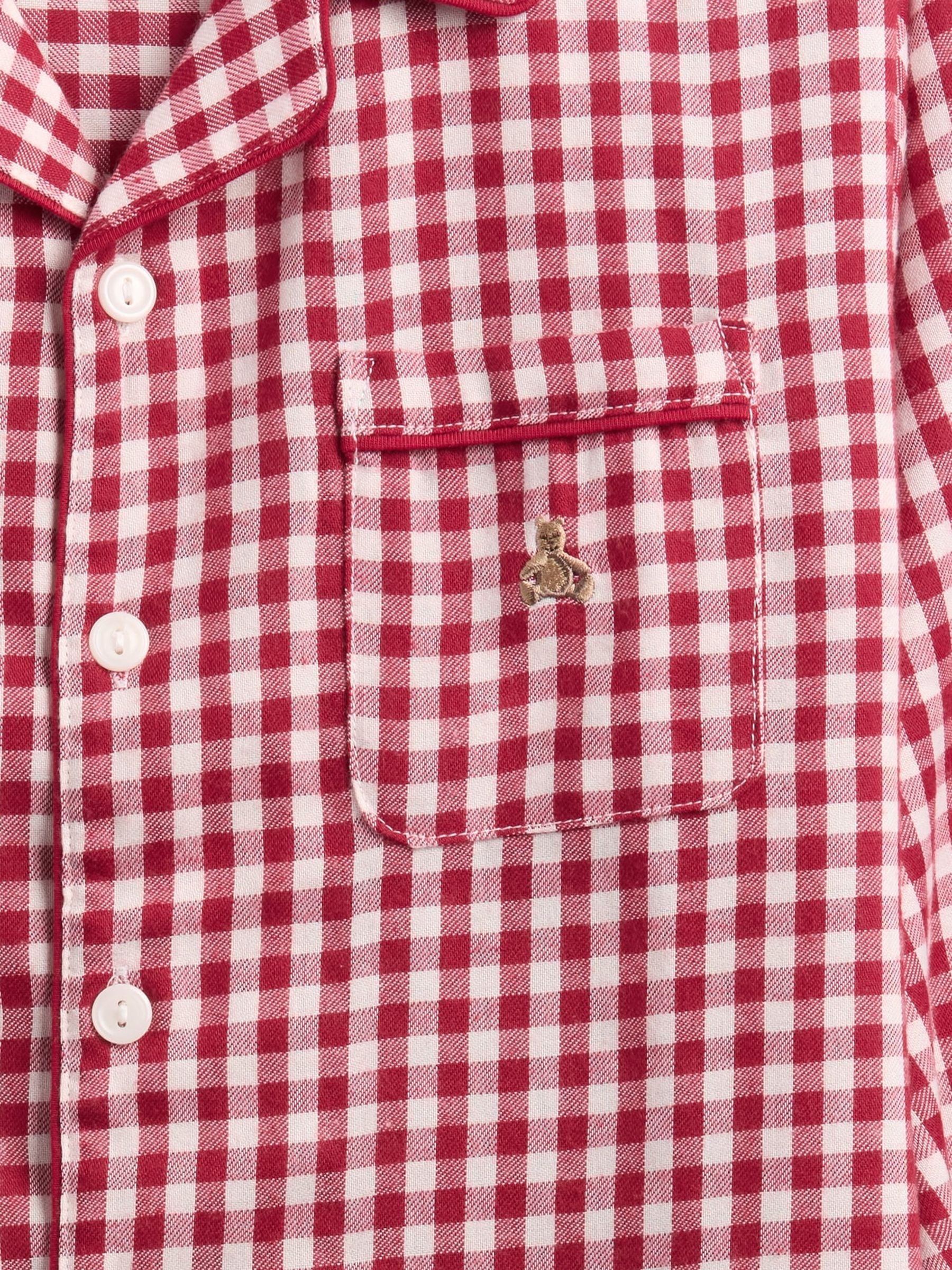 Red Gingham Flannel Pyjamas Set - Image 6 of 6