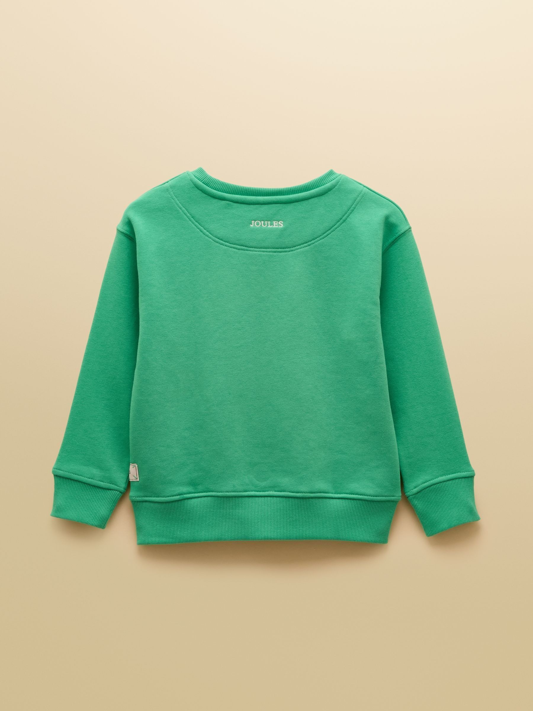 Kids' Sundaze Bright Green Slogan Crew Neck Sweatshirt - Image 2 of 4 Kids' Sundaze Bright Green Slogan Crew Neck Sweatshirt - Image 2 of 4