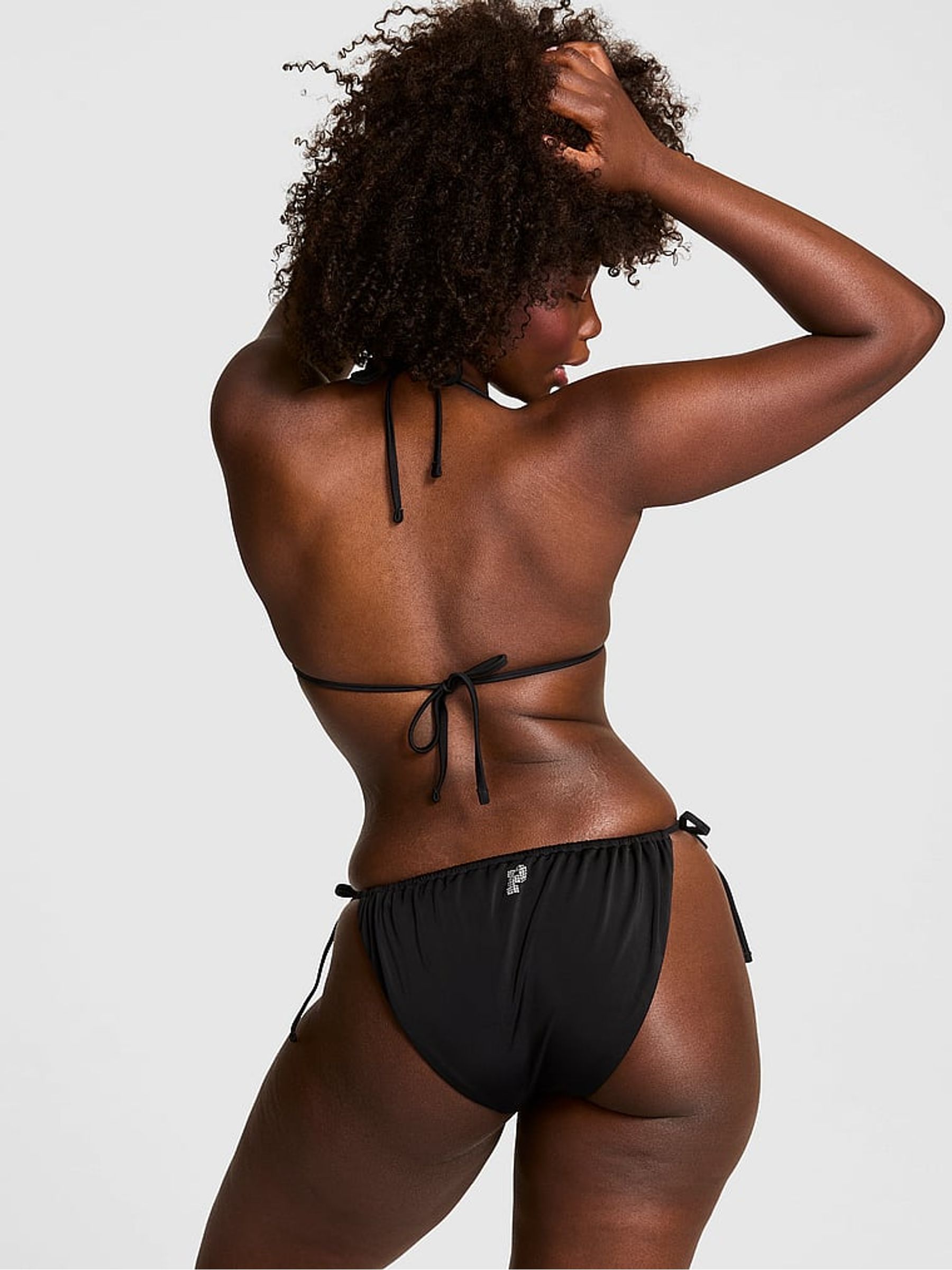 Black Tie Side Bikini Bottoms - Image 3 of 3