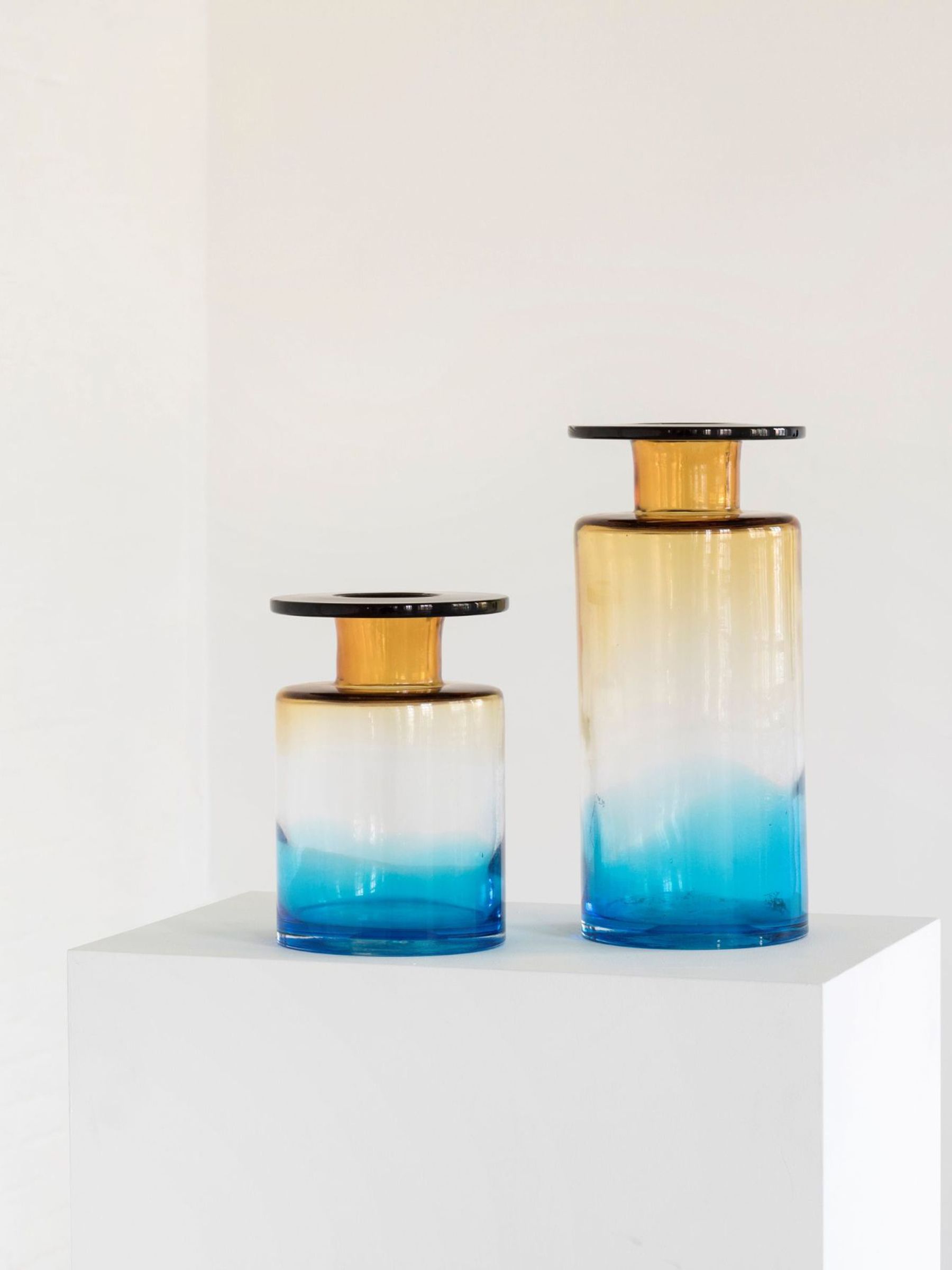 Brown Wind and Fire Vase - Image 1 of 3