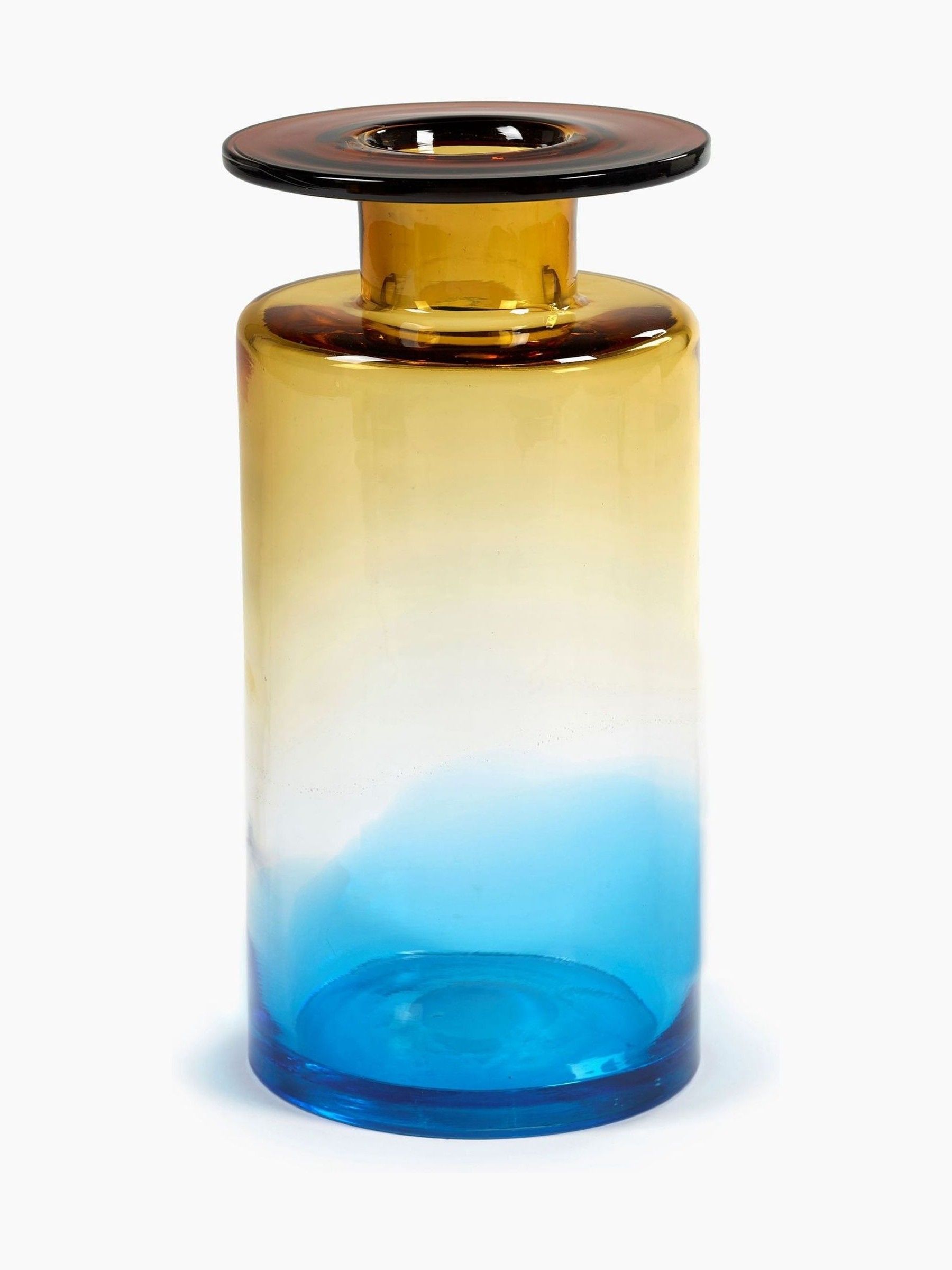 Brown Wind and Fire Vase - Image 2 of 3