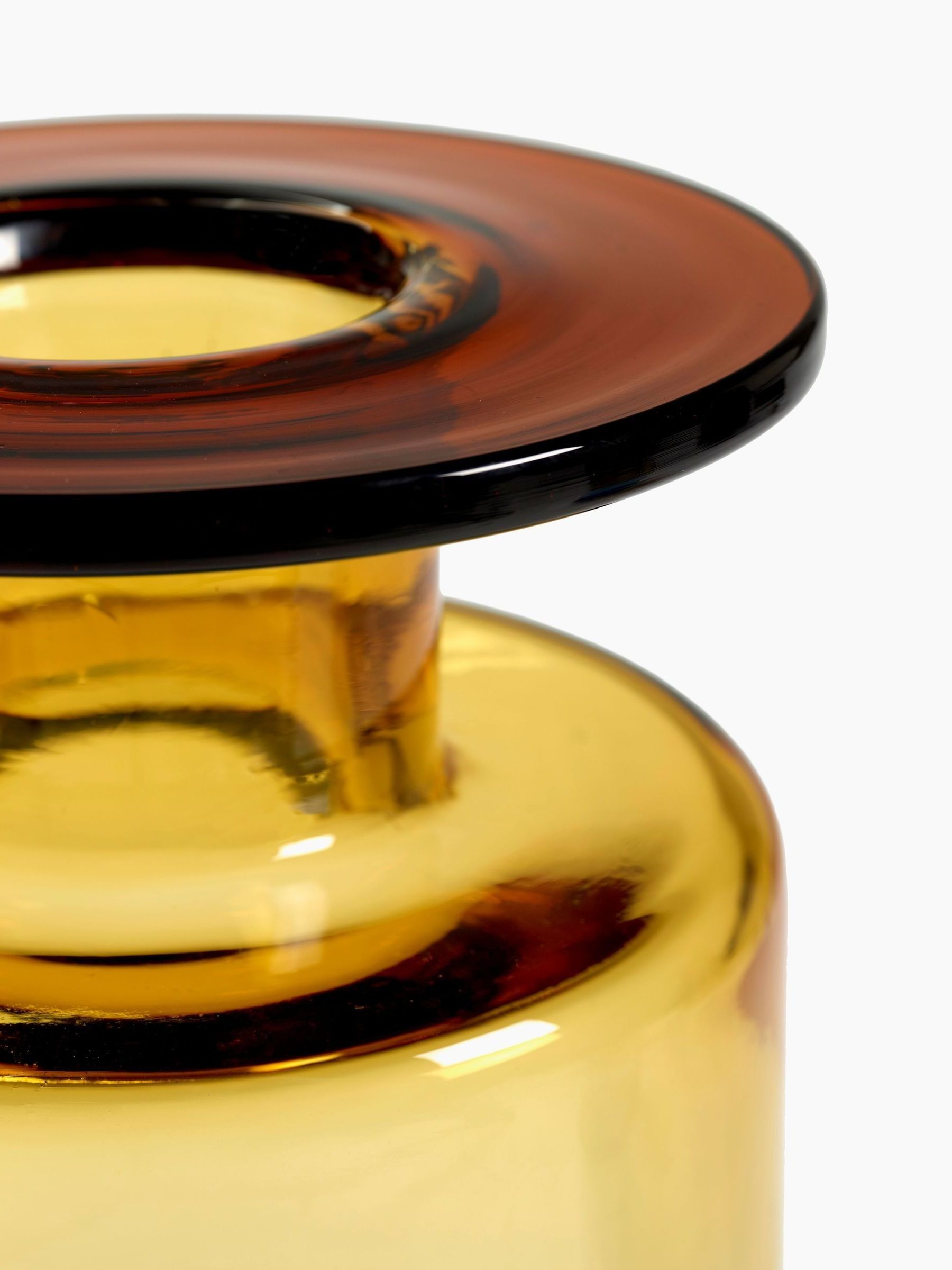 Brown Wind and Fire Vase - Image 3 of 4