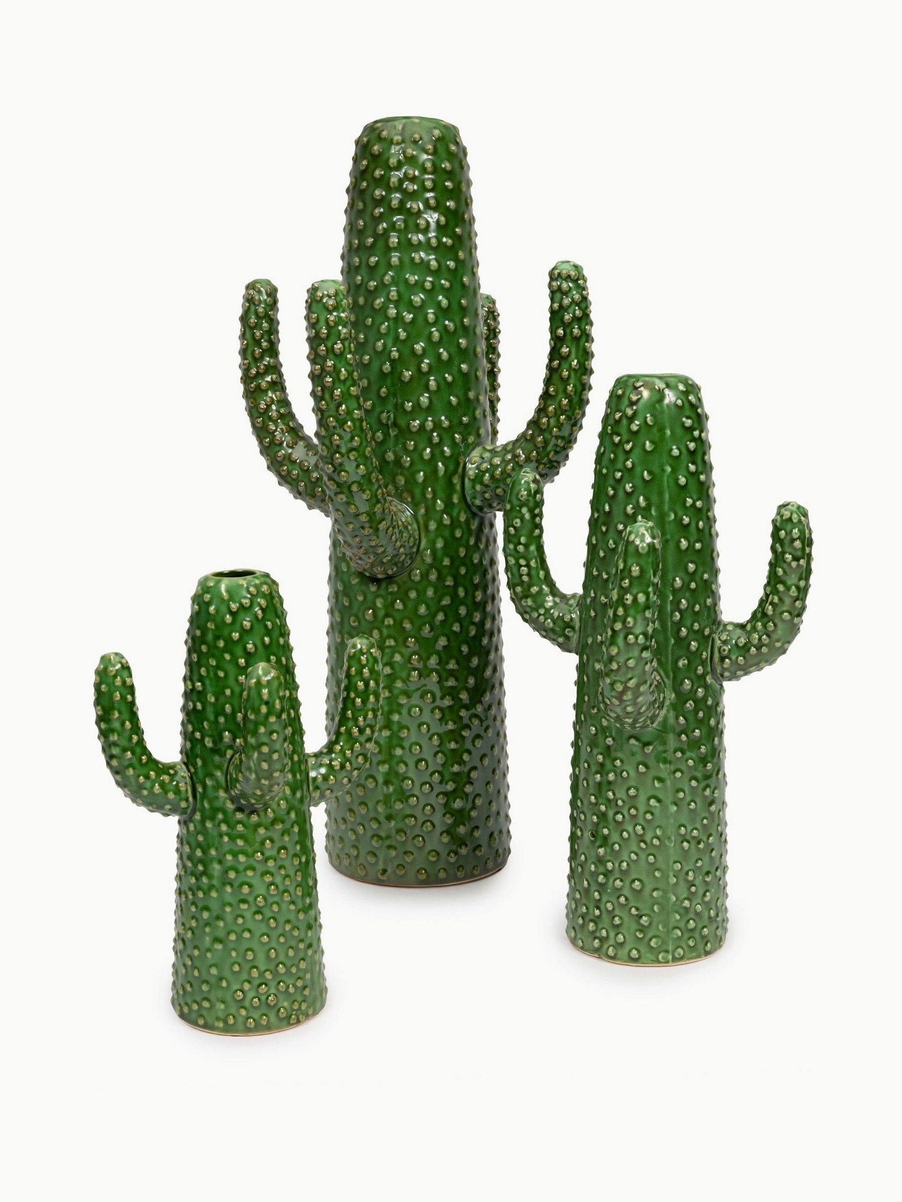 Green Urban Jungle Cactus Vase - Image 3 of 3