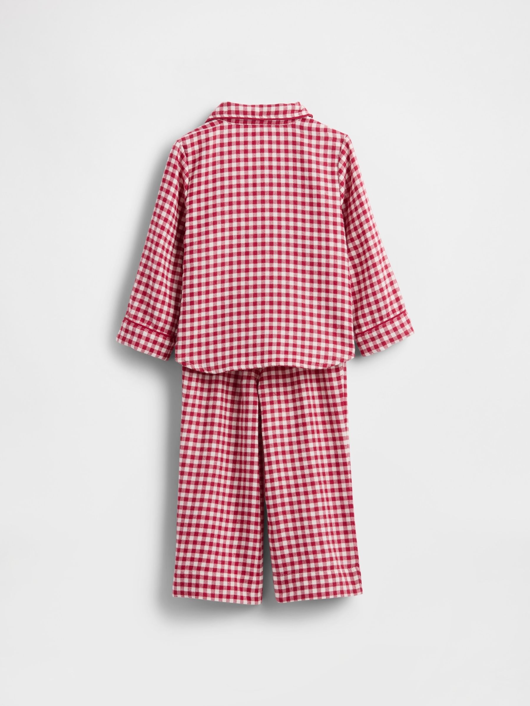 Red Gingham Matching Family Christmas Pyjamas - Image 5 of 5