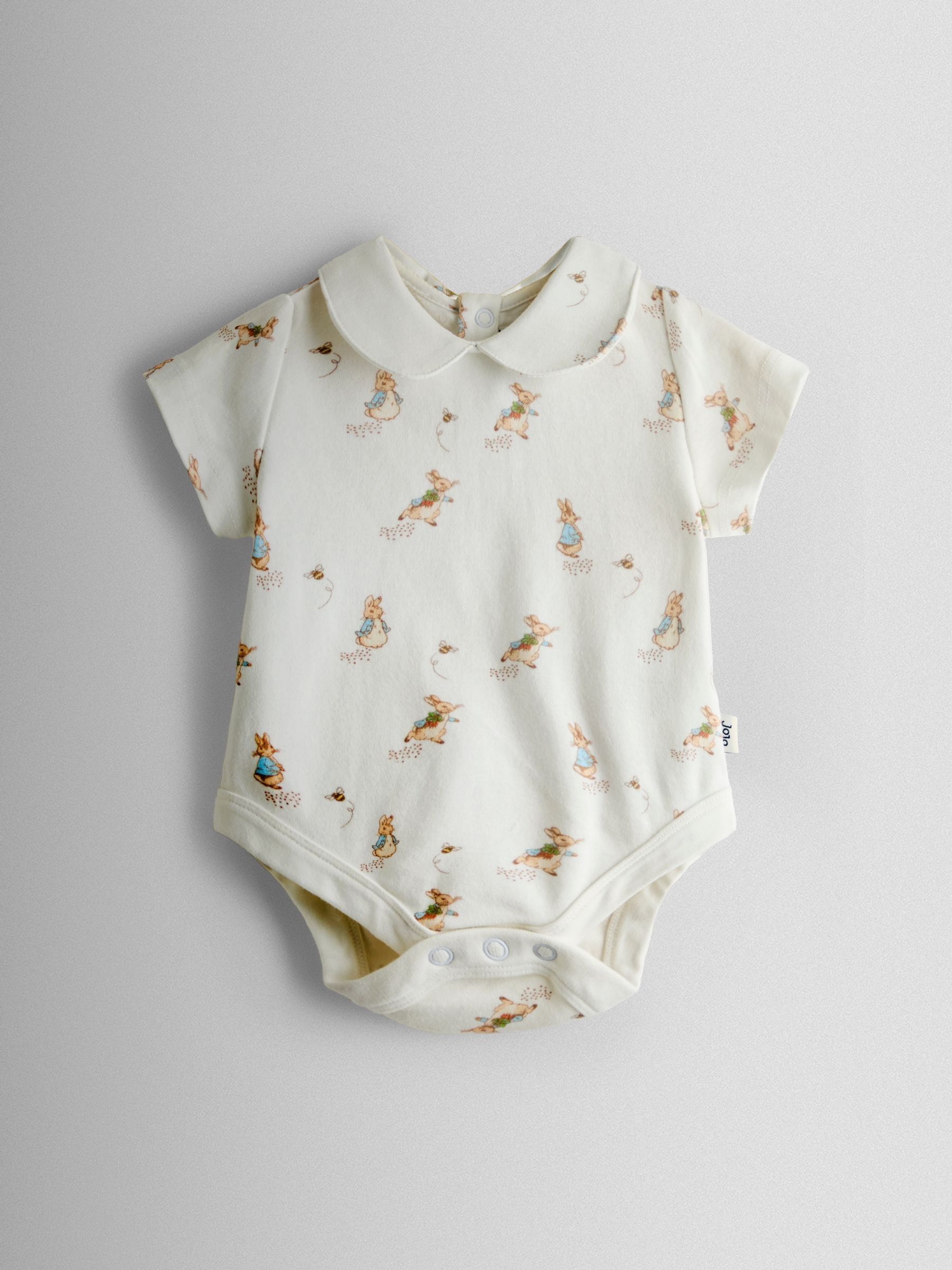 Blue Peter Rabbit™ Cheesecloth Dungaree & Body Set - Image 3 of 9