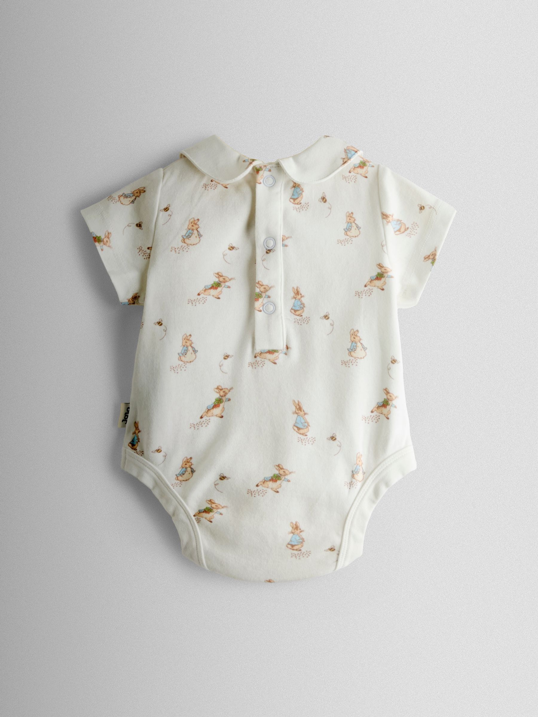 Blue Peter Rabbit™ Cheesecloth Dungaree & Body Set - Image 4 of 9
