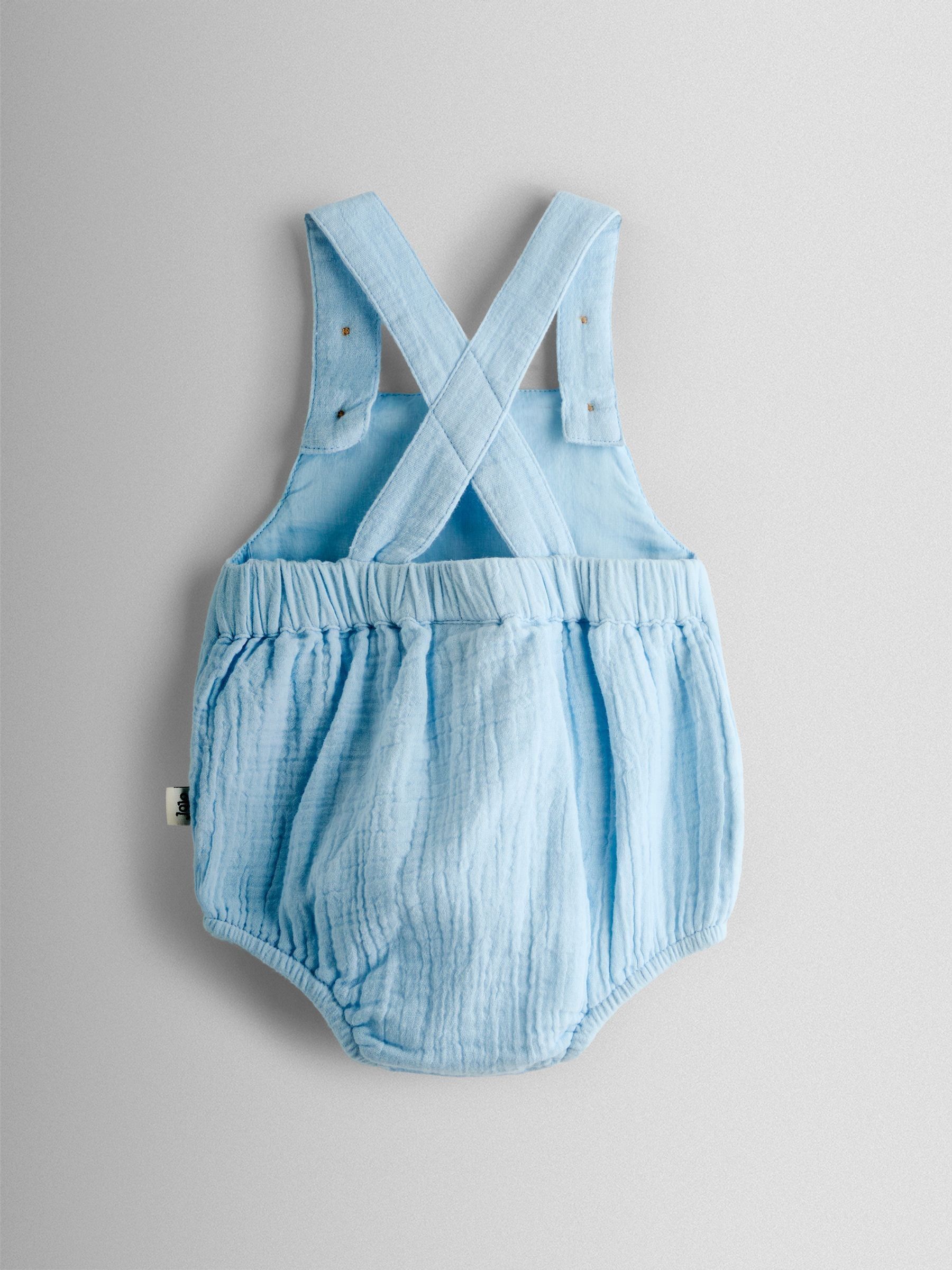 Blue Peter Rabbit™ Cheesecloth Dungaree & Body Set - Image 6 of 9