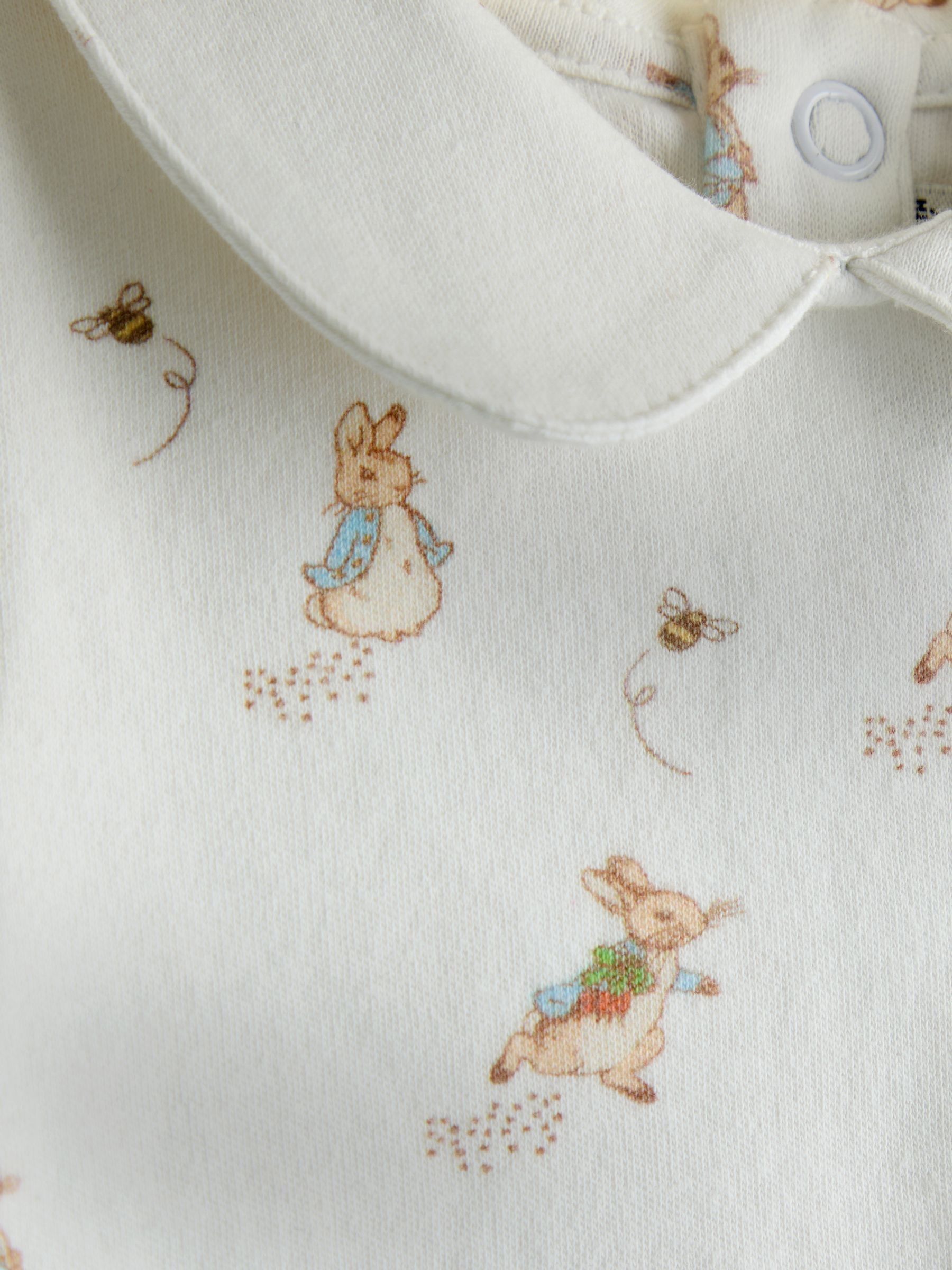 Blue Peter Rabbit™ Cheesecloth Dungaree & Body Set - Image 8 of 9