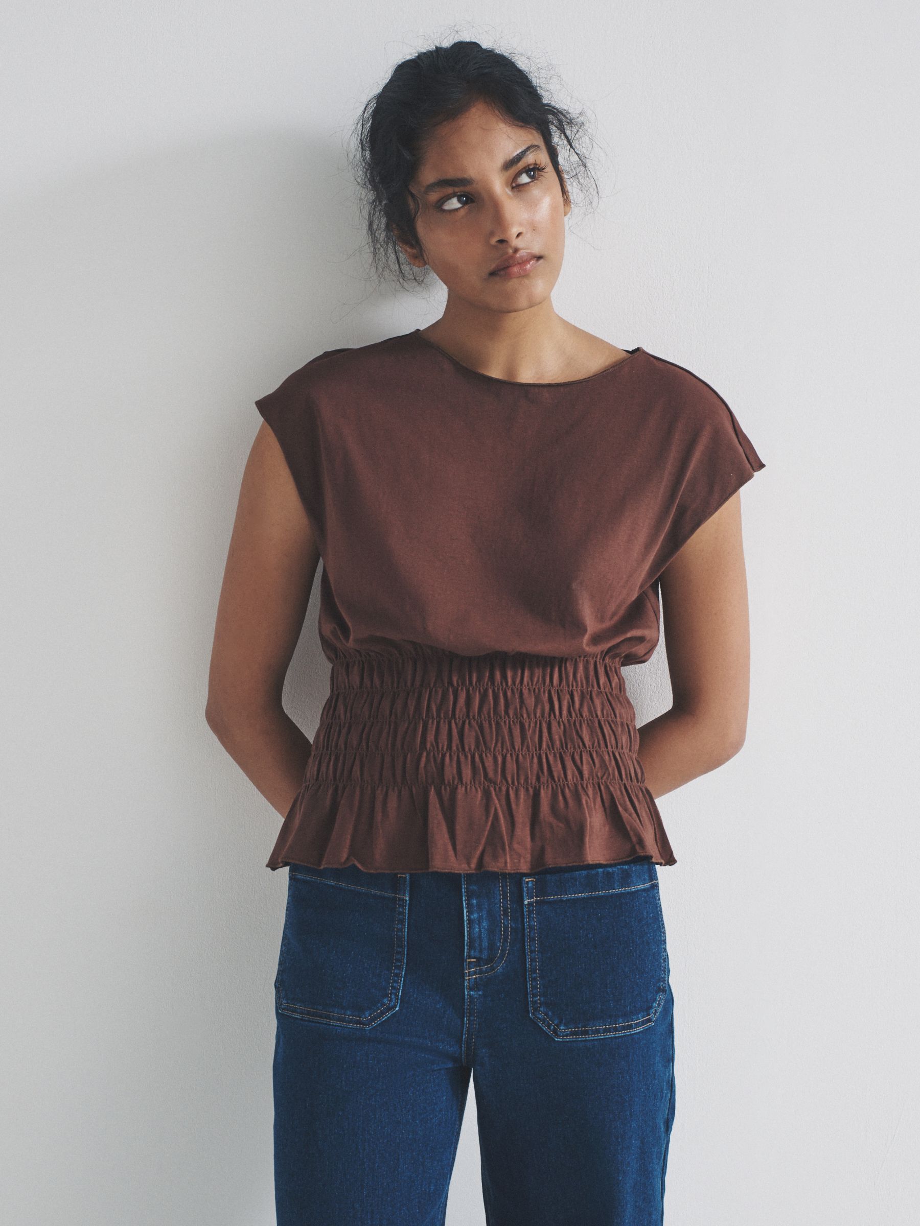 3 Pack Shirred Grown On Sleeve T-Shirts - Image 3 of 8