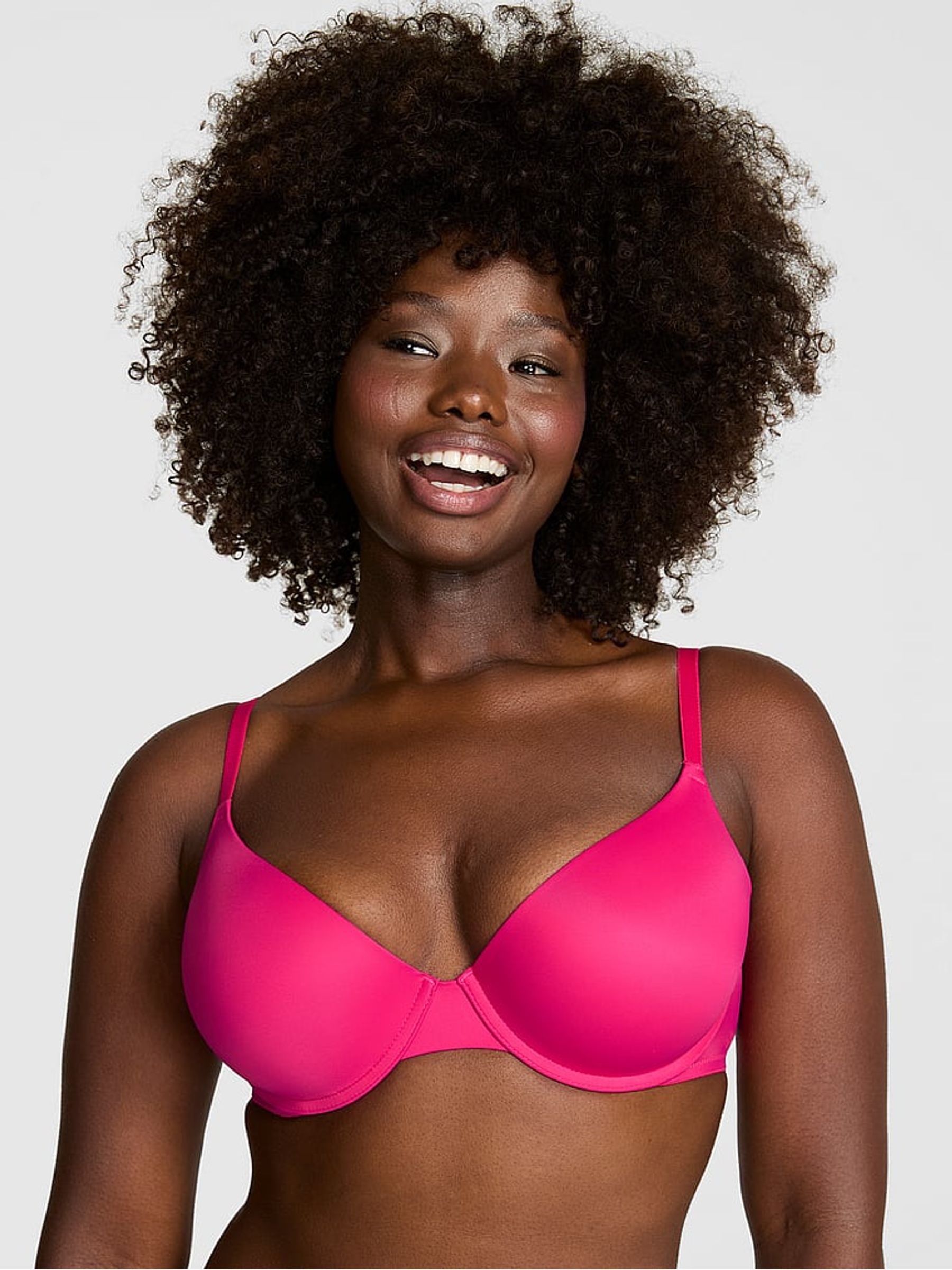 Hot Stuff Pink Push Up Bra - Image 1 of 2