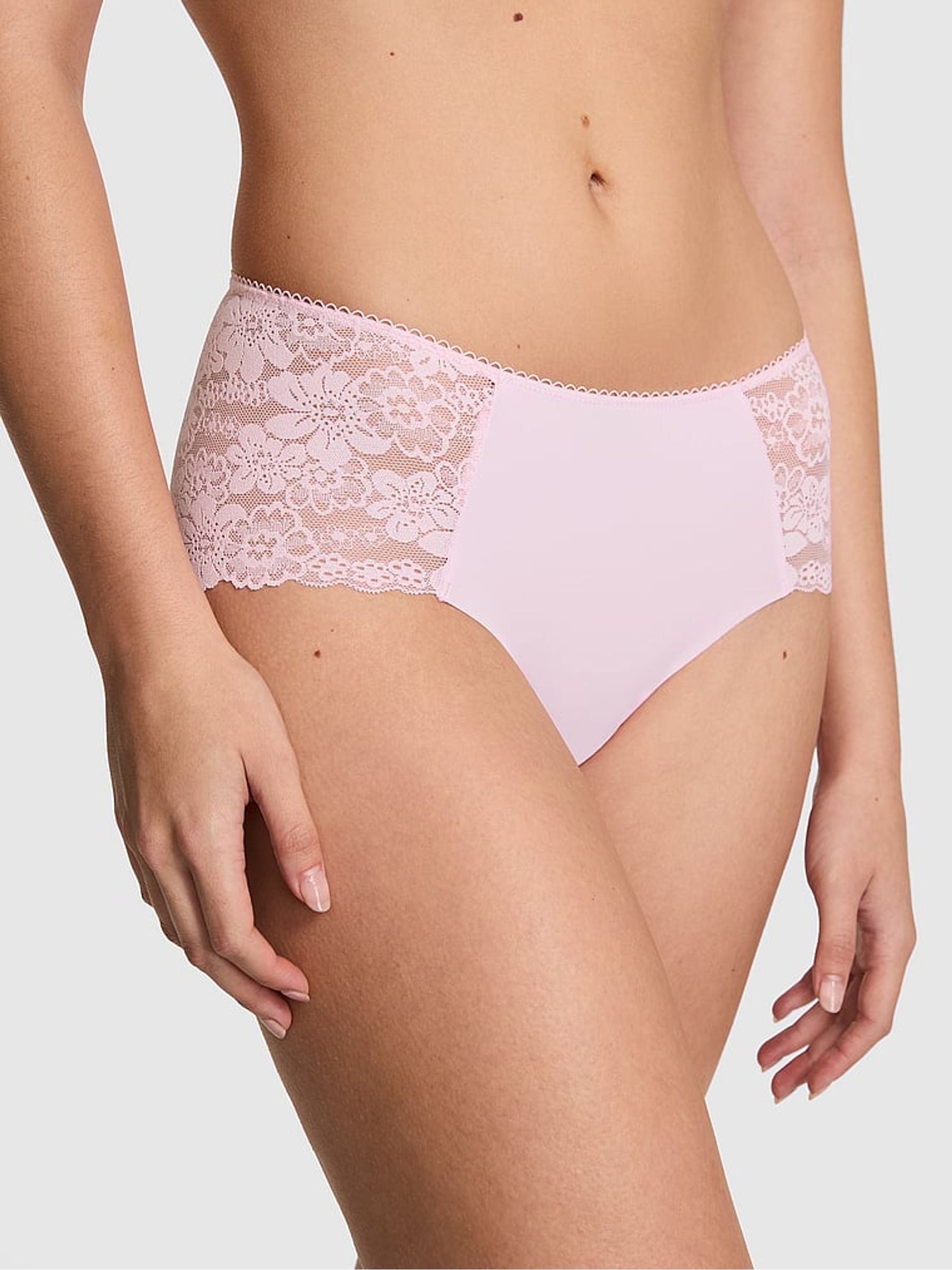 Pink Tulip Cheeky No Show Lace Trim Knicker - Image 1 of 2