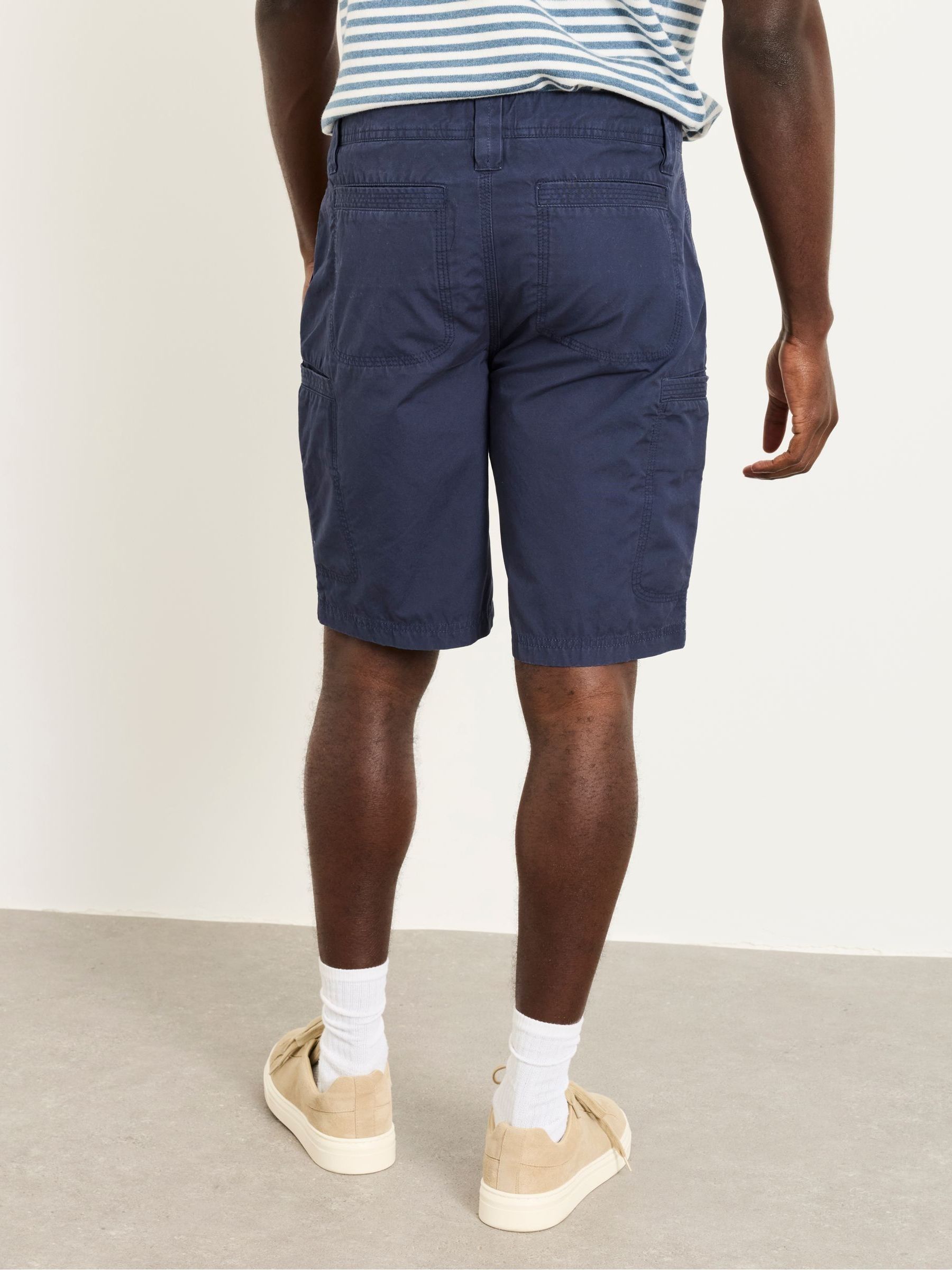 Burley Navy Lightweight Cargo Shorts - Image 2 of 6