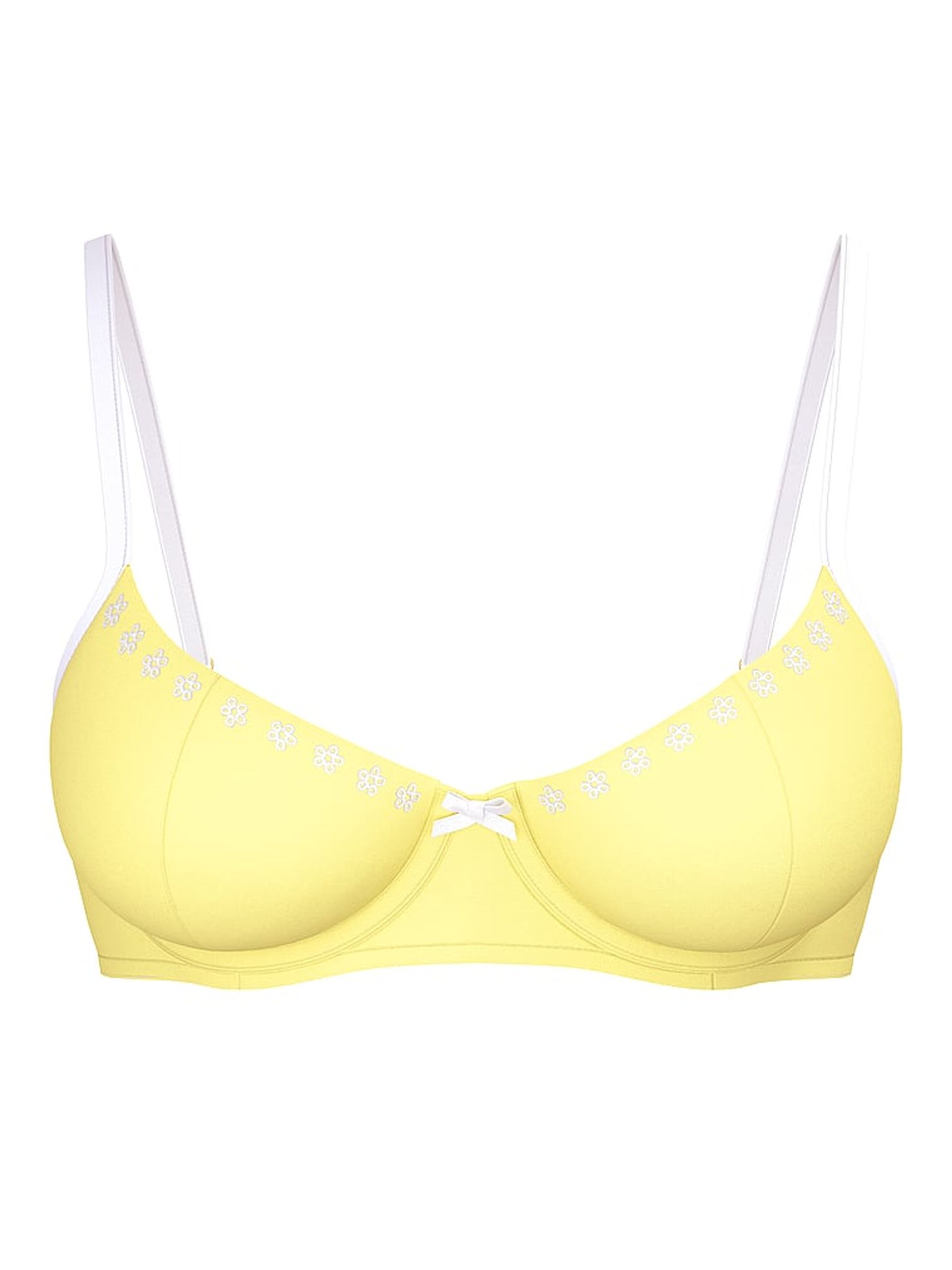 Popcorn Yellow Wired Bikini Top - Image 3 of 3