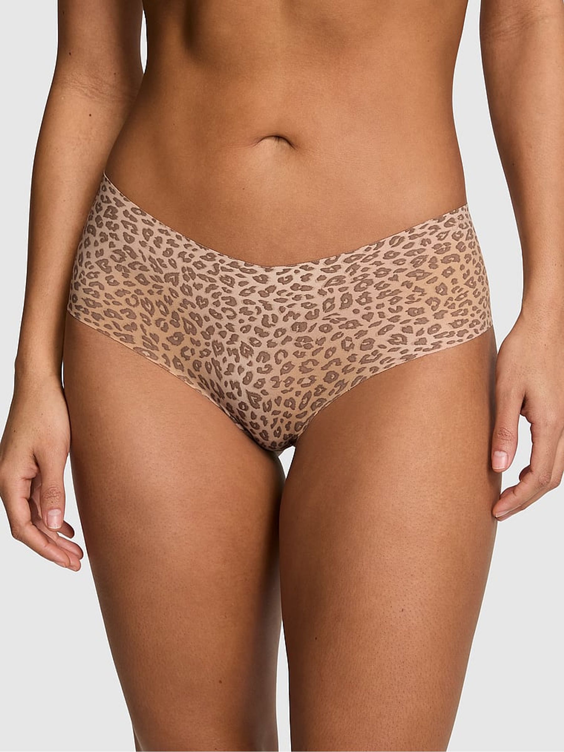 Brown Leopard Cheeky No Show Knickers - Image 1 of 2