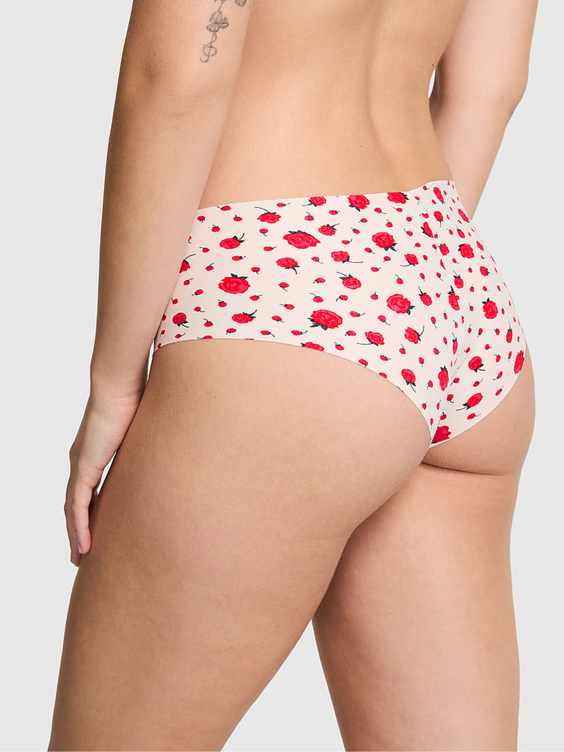 Winter White Roses Cheeky No Show Knickers - Image 2 of 2