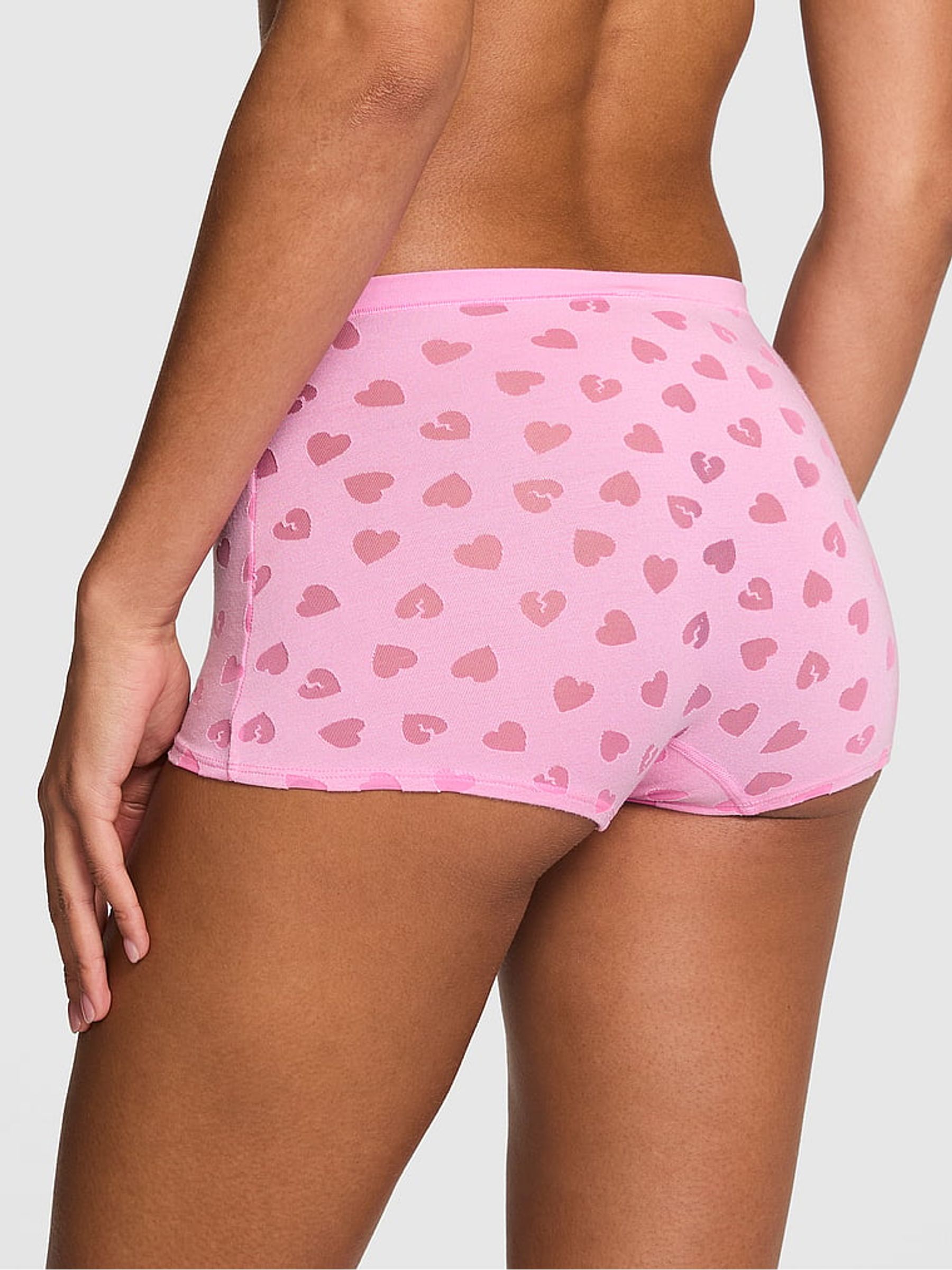 Pink Lollipop Hearts Short Cotton Knickers - Image 3 of 3