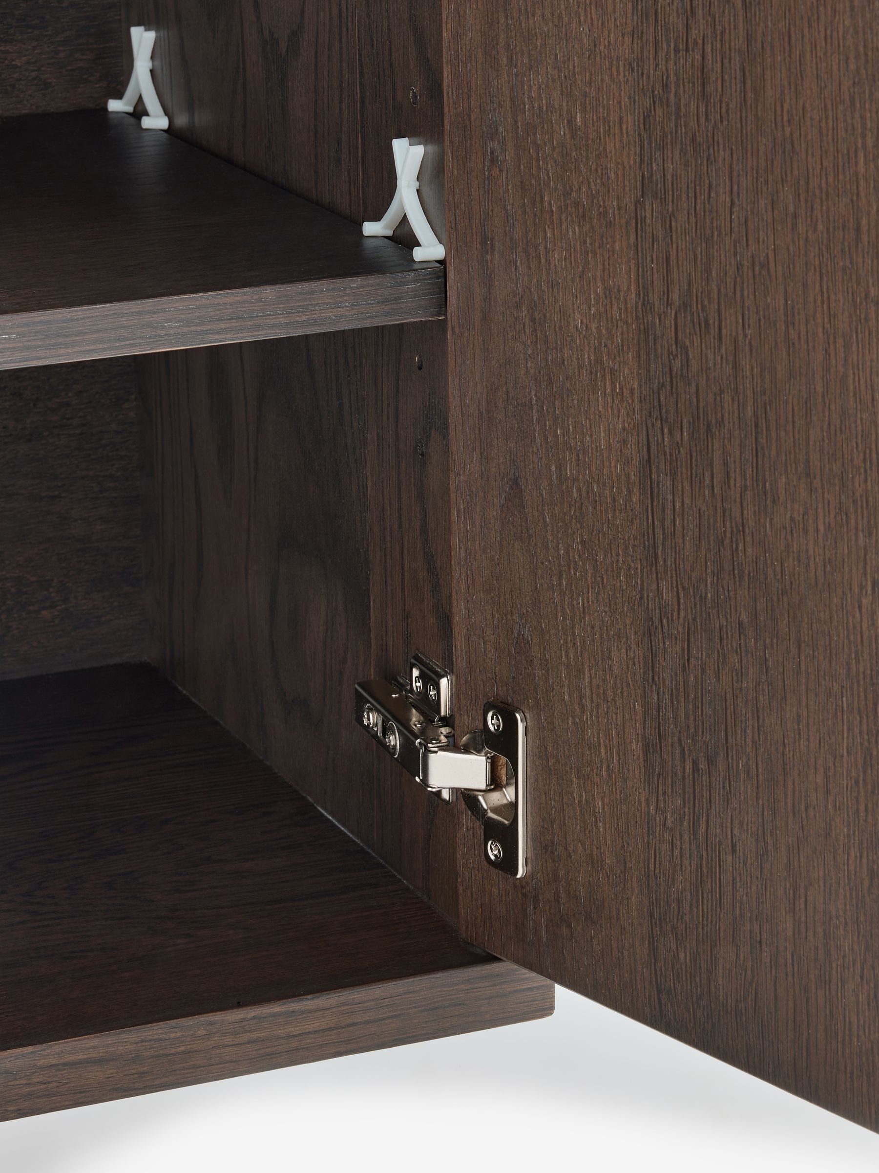 Brunswick Large Sideboard in Ribbed Dark Oak - Image 9 of 9