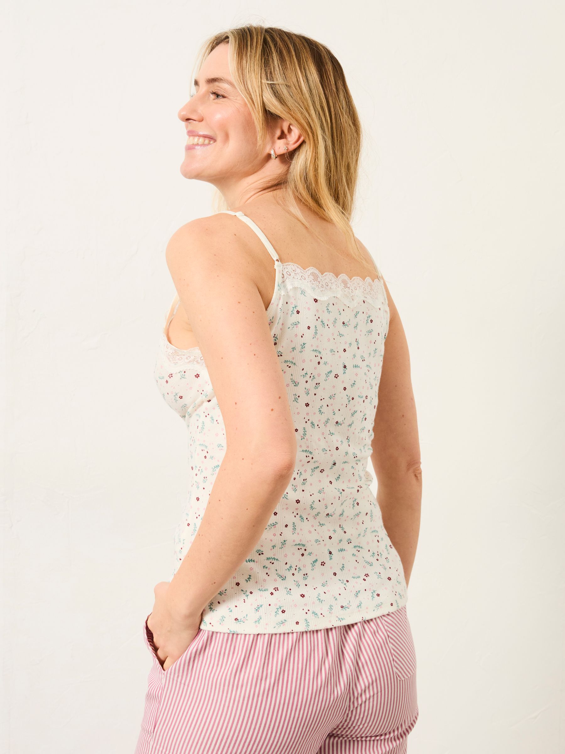 Ivory Pointelle Vest - Image 2 of 5