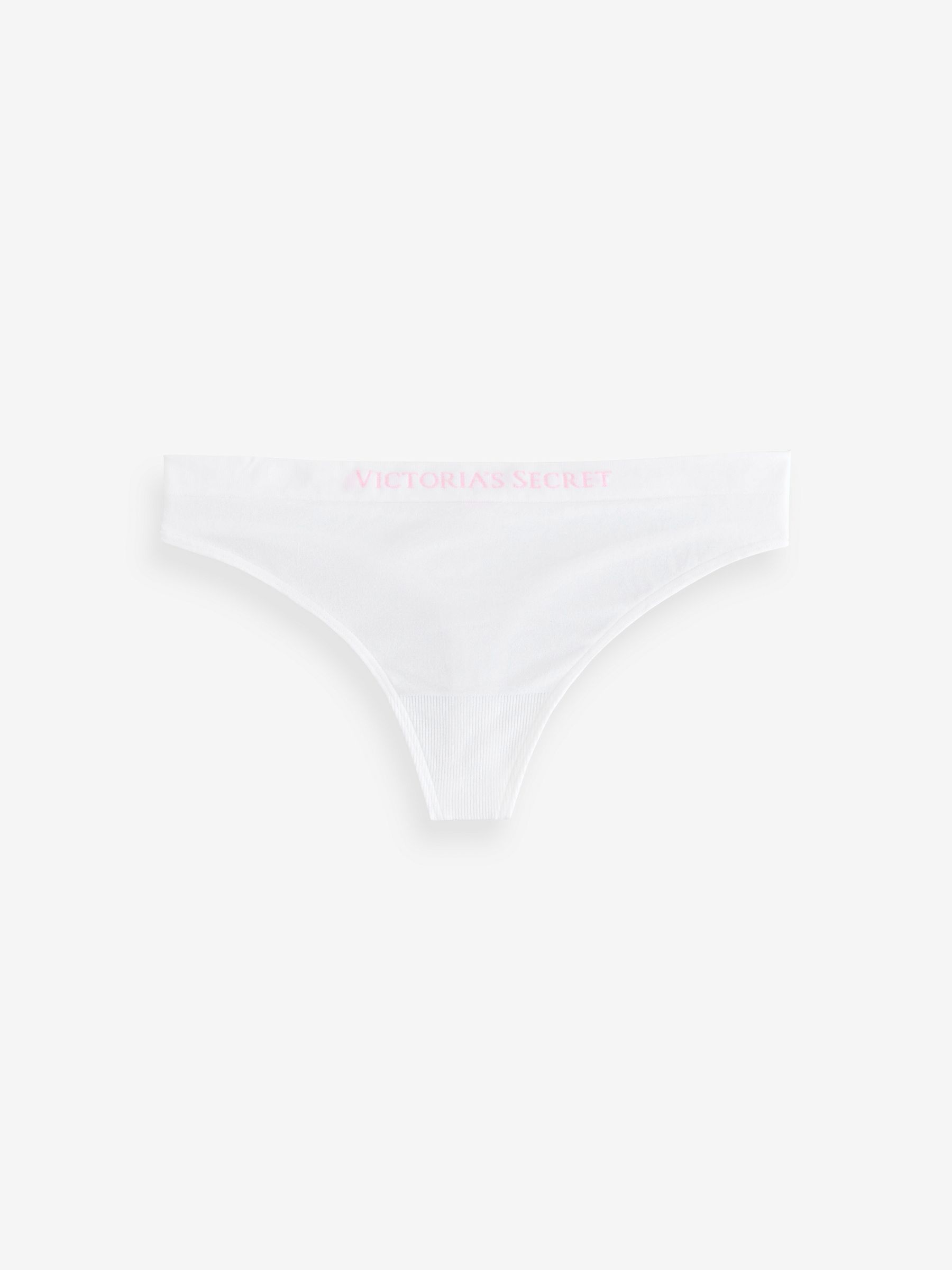 White Thong 4 Pack Logo Knickers - Image 2 of 3