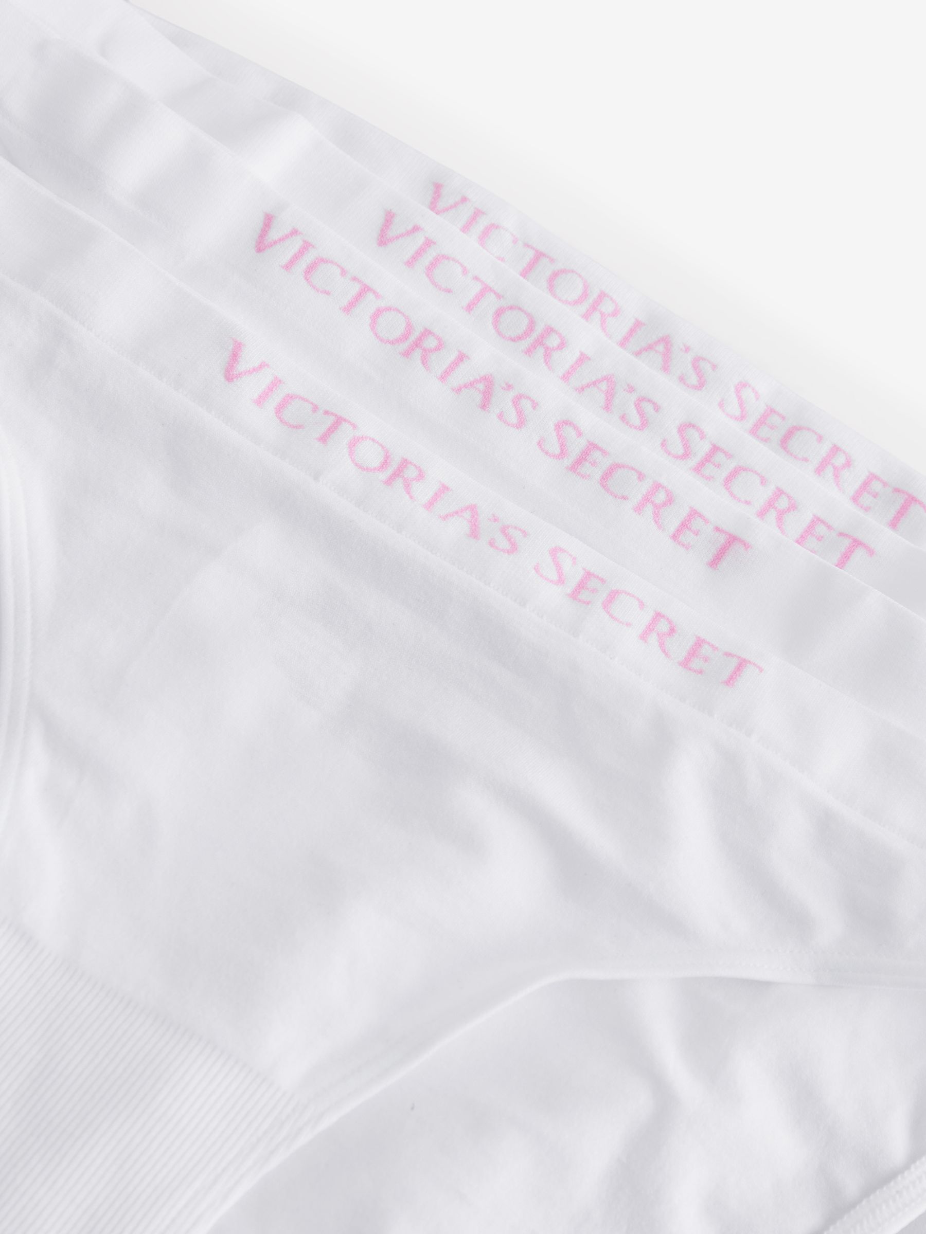 White Bikini 4 Pack Logo Knickers - Image 3 of 3 White Bikini 4 Pack Logo Knickers - Image 3 of 3