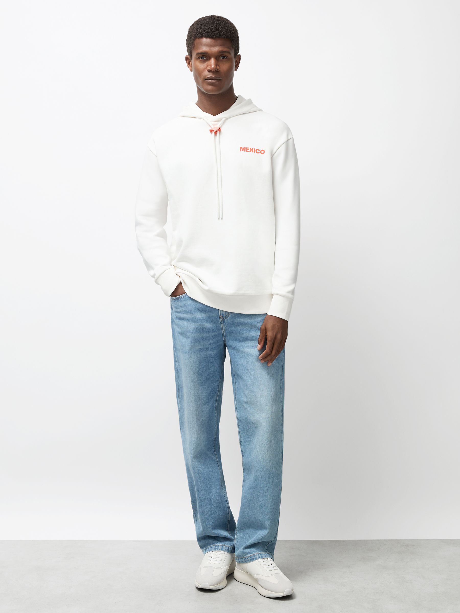 McLaren F1 Team Mexico City Hoodie Unisex Fit in White - Image 3 of 9