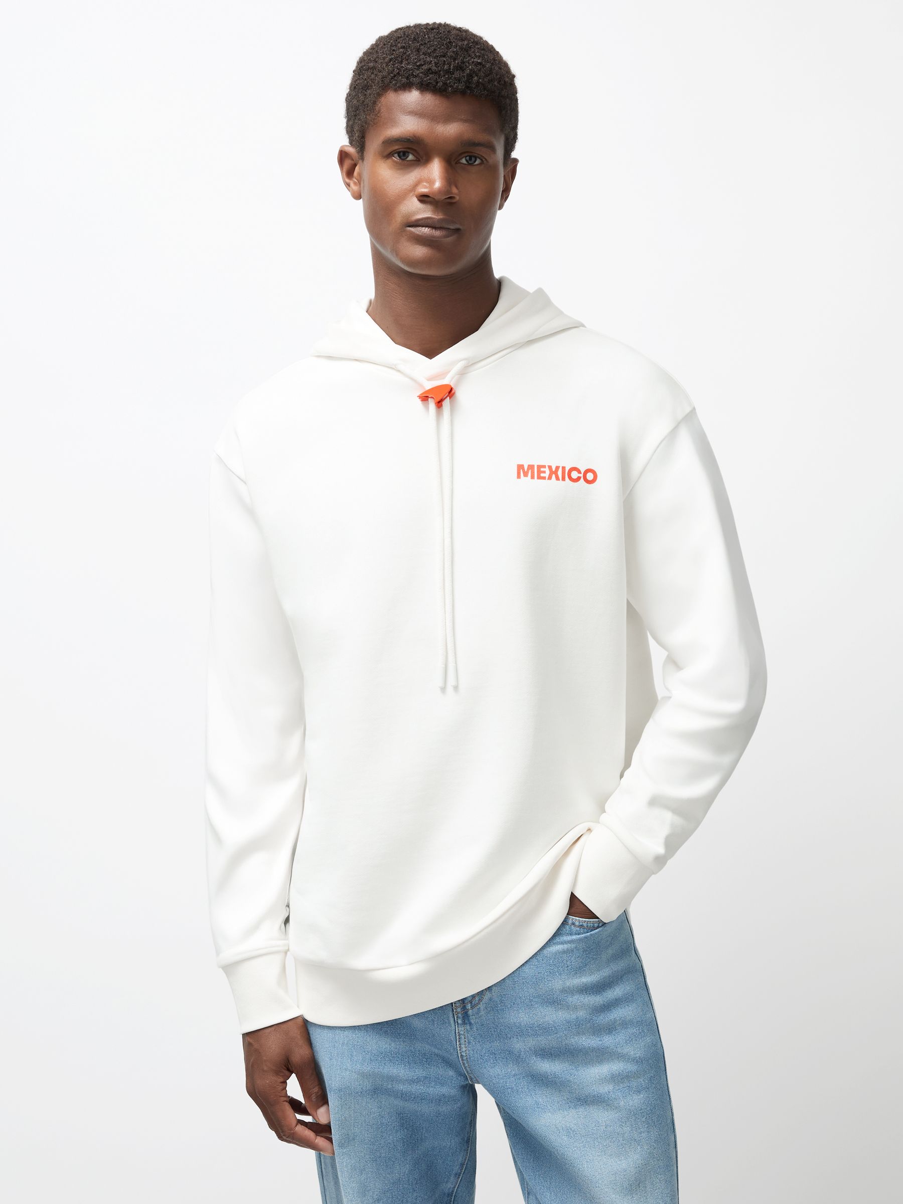 McLaren F1 Team Mexico City Hoodie Unisex Fit in White - Image 6 of 9