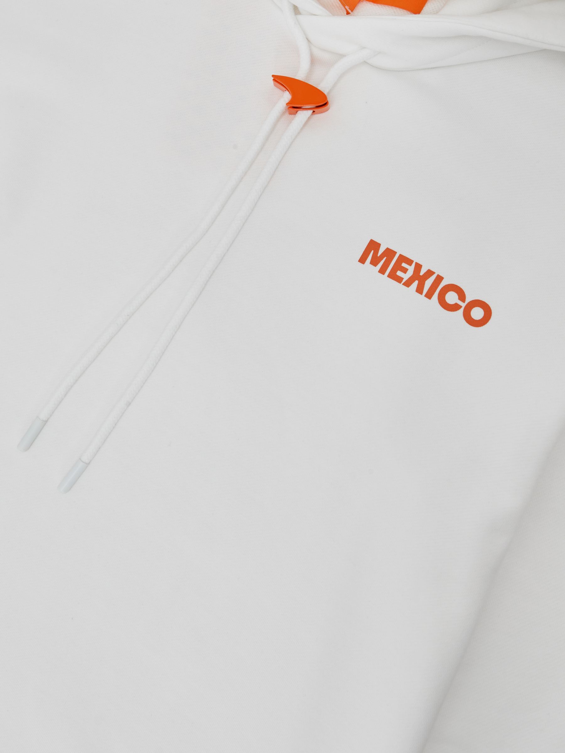 McLaren F1 Team Mexico City Hoodie Unisex Fit in White - Image 9 of 9