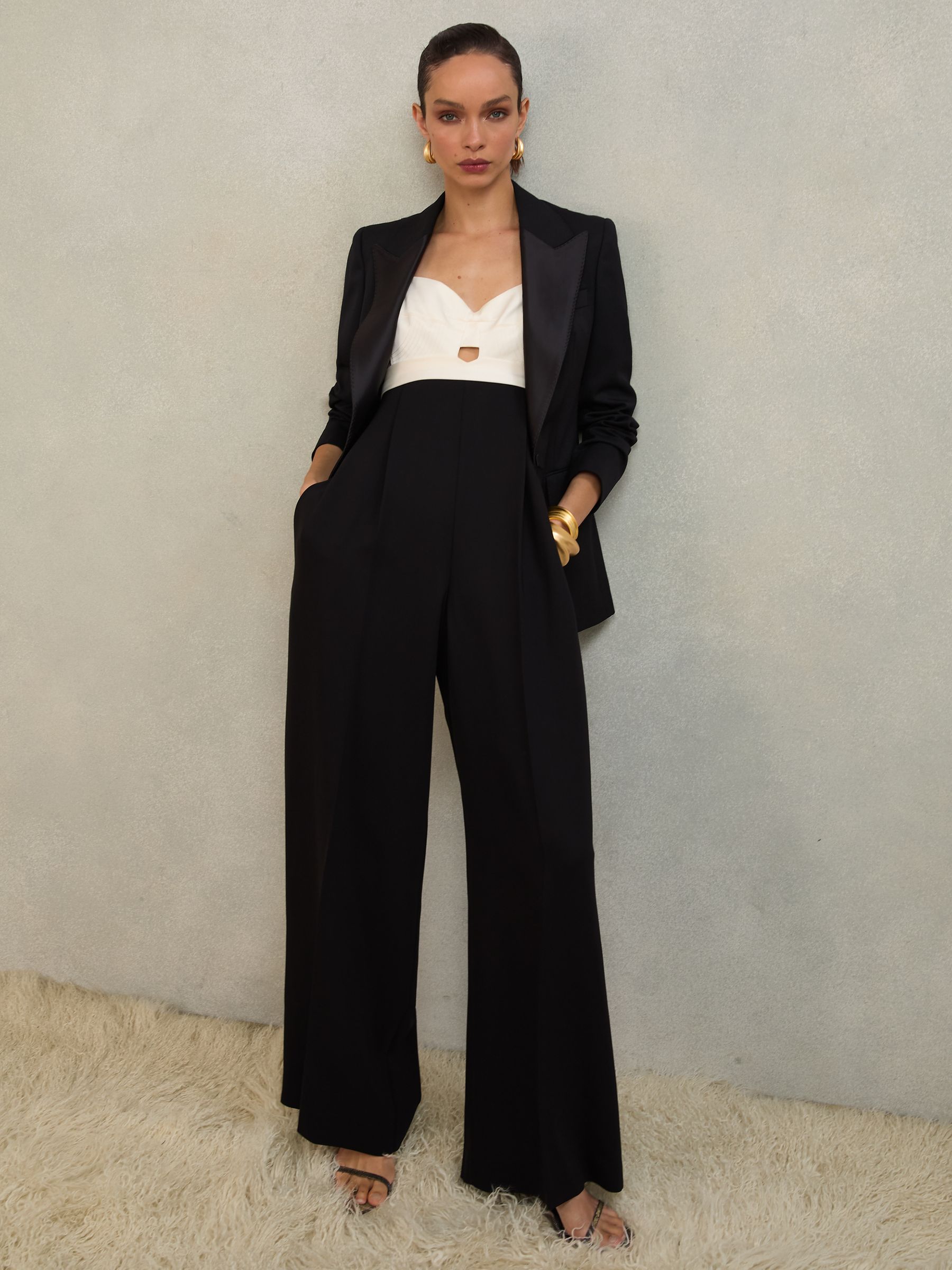 Atelier Colourblock Wide-leg Jumpsuit