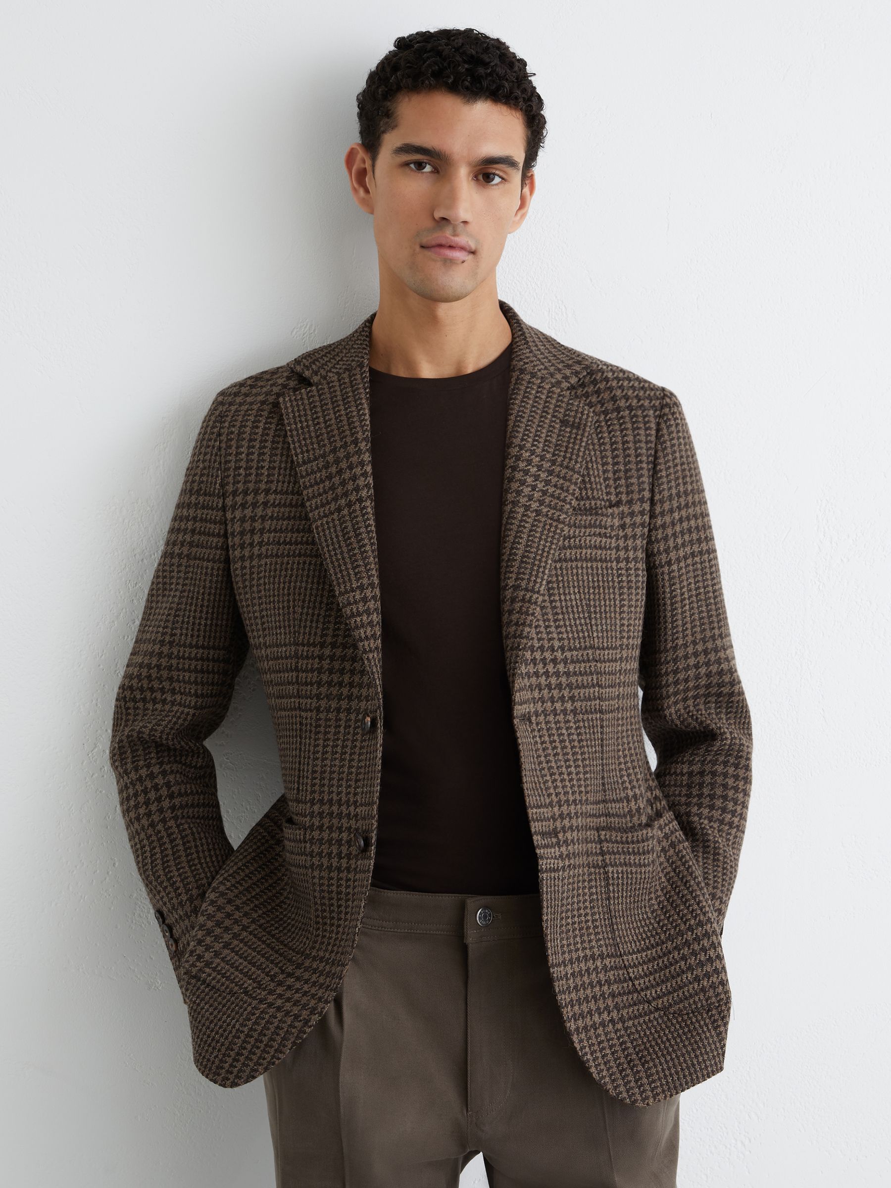Atelier Check Single-breasted Blazer Wool Tailored-fit